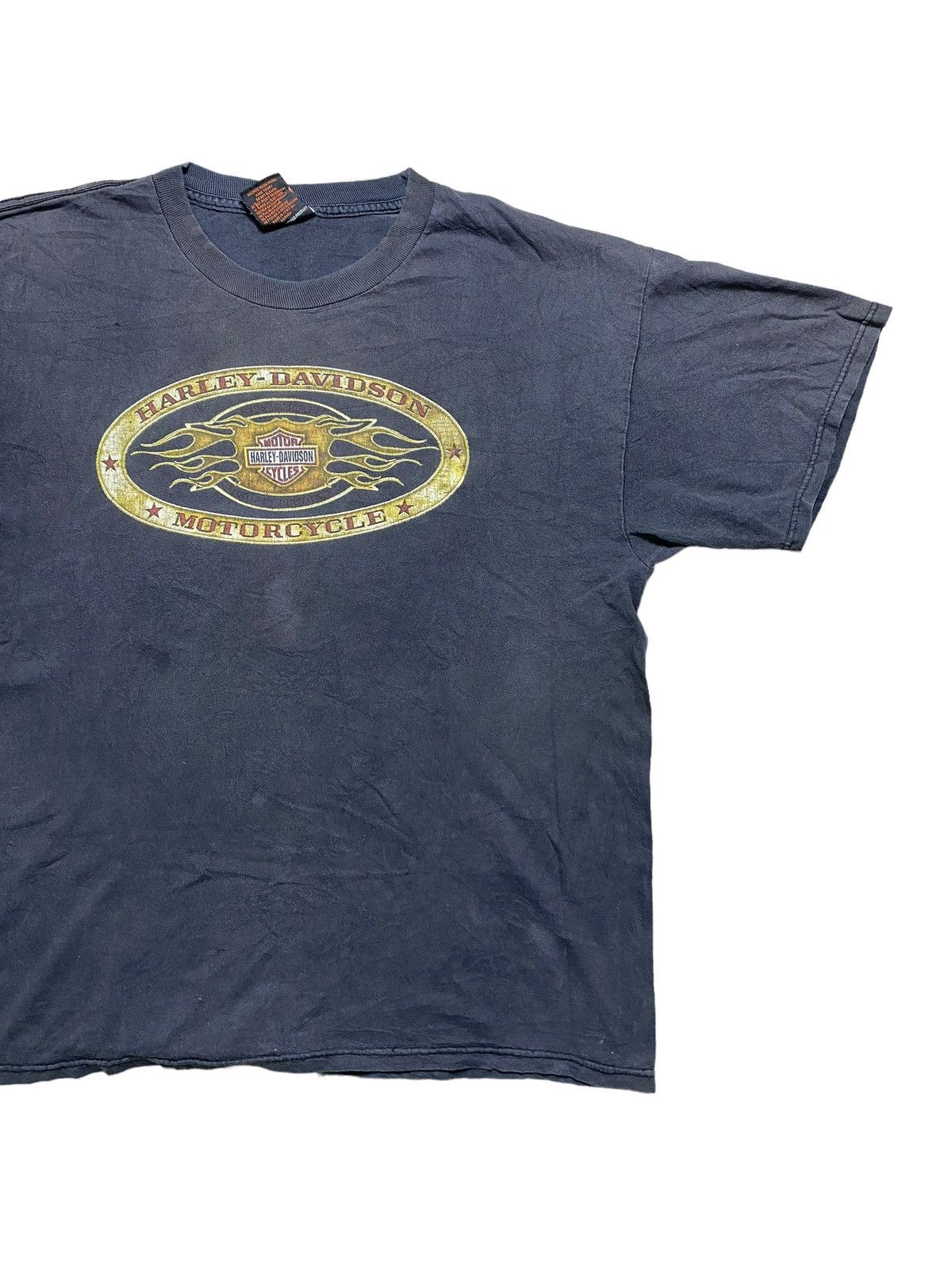 Vintage VINTAGE HARLEY DAVIDSON CENTER LOGO SPELLOUT TEE Size US XL / EU 56 / 4 - 3 Thumbnail