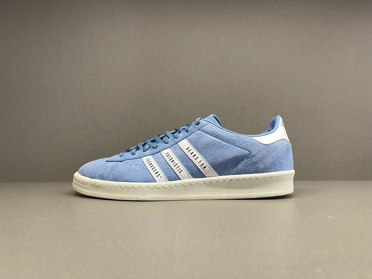 Adidas × Pharrell Adidas Campus Human Made Blue Size US 11 / EU 44 - 6 Thumbnail