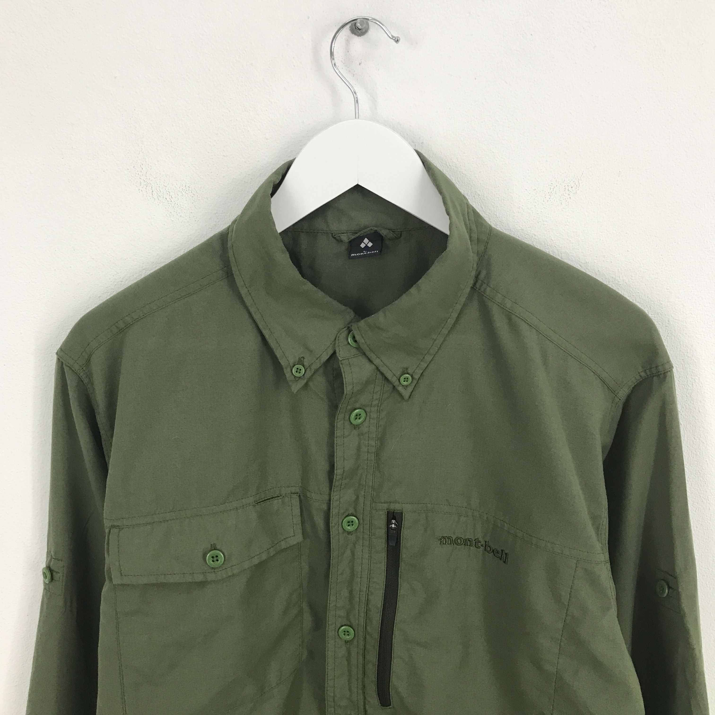 Montbell × Vintage Vintage mont-bell outdoor button up Long sleeve Shirt Size US L / EU 52-54 / 3 - 2 Thumbnail