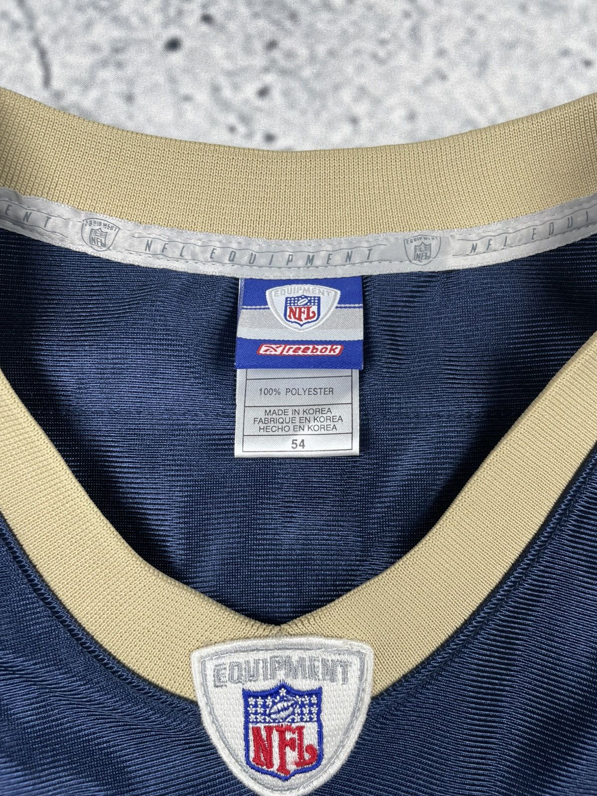 Reebok Reebok XXL St. Louis Rams #10 Marc Bulger NFL Jersey, Vintag Size US XXL / EU 58 / 5 - 3 Thumbnail