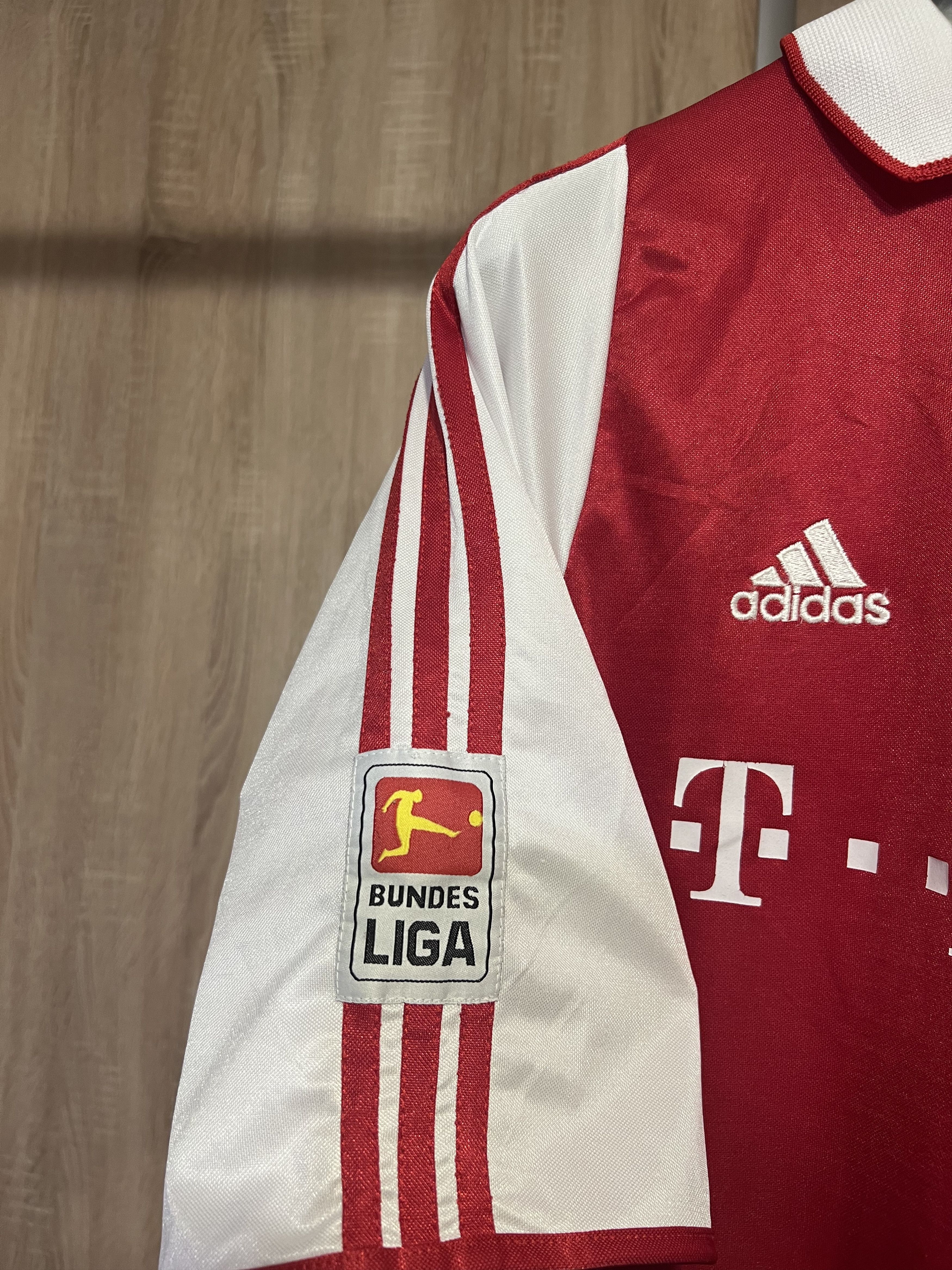 Adidas × Vintage Bayern Munich 2002/2003 Home Football Shirt | Makaay Size US XXL / EU 58 / 5 - 4 Thumbnail