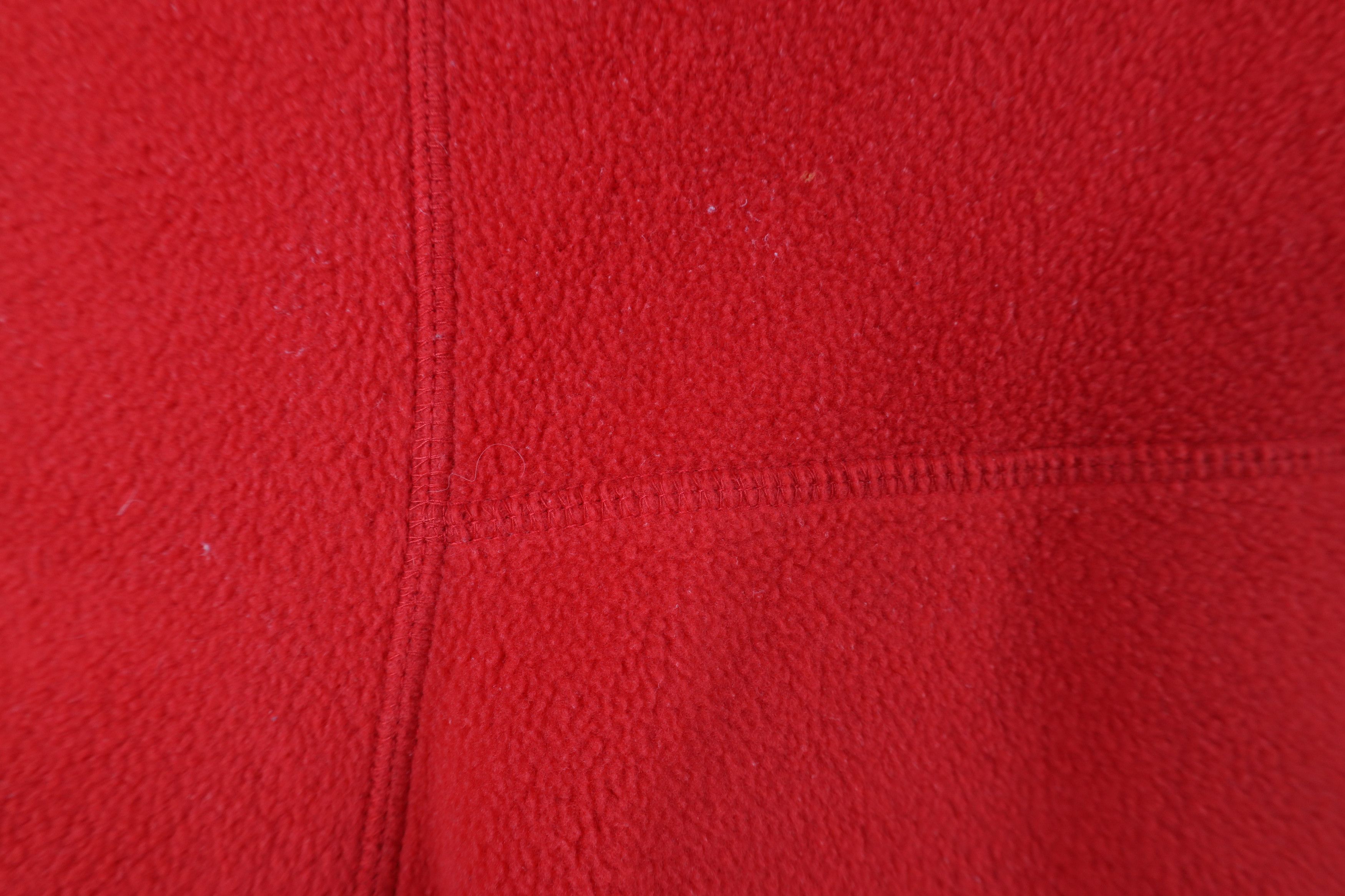 Vintage Vintage 90s Detroit Red Wings Hockey Half Zip Fleece Sweater Size US XL / EU 56 / 4 - 7 Thumbnail