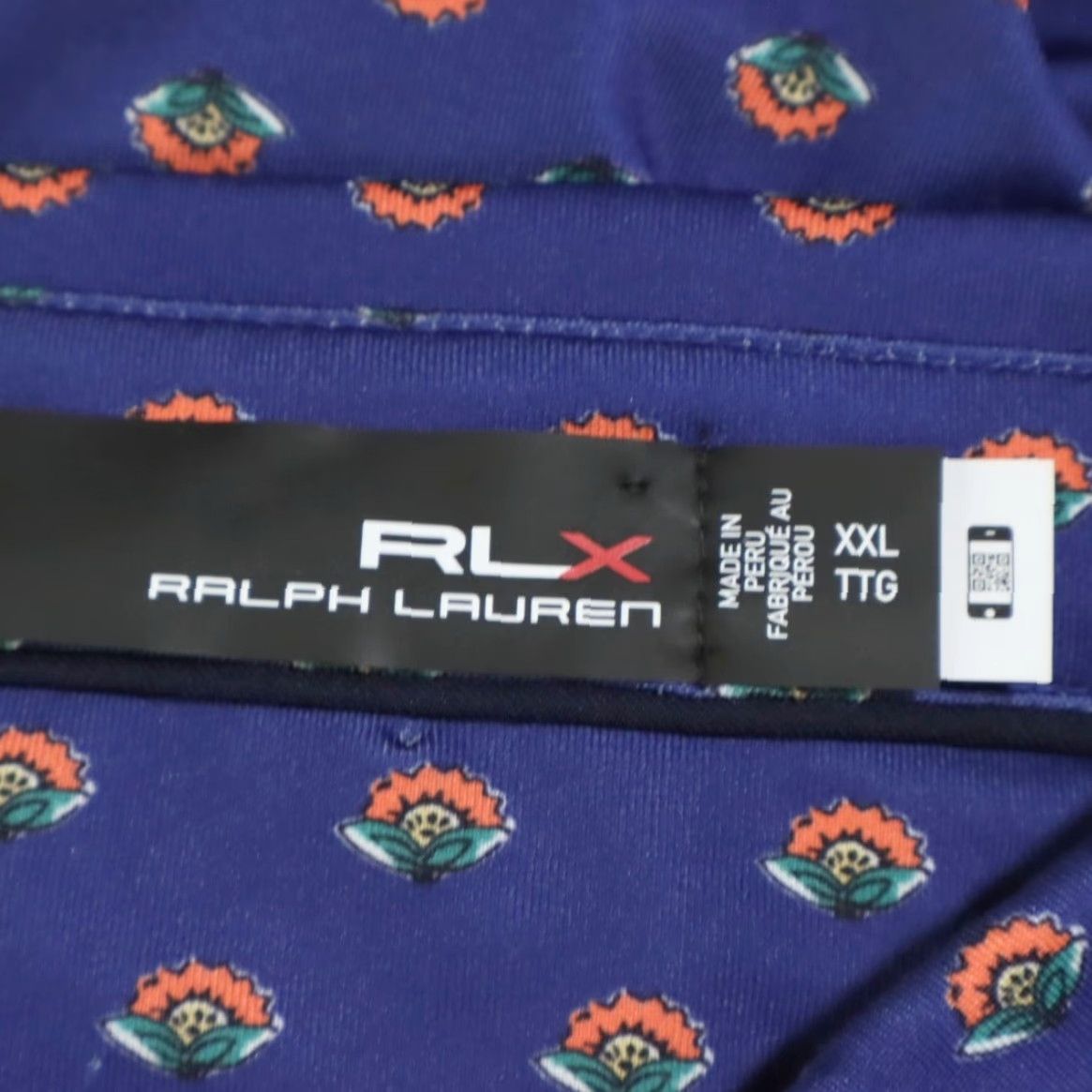 RLX Ralph Lauren RLX Ralph Lauren Golf Polo Shirt Blue 2XL Mens All Over Print Shirt Size US XXL / EU 58 / 5 - 5 Thumbnail