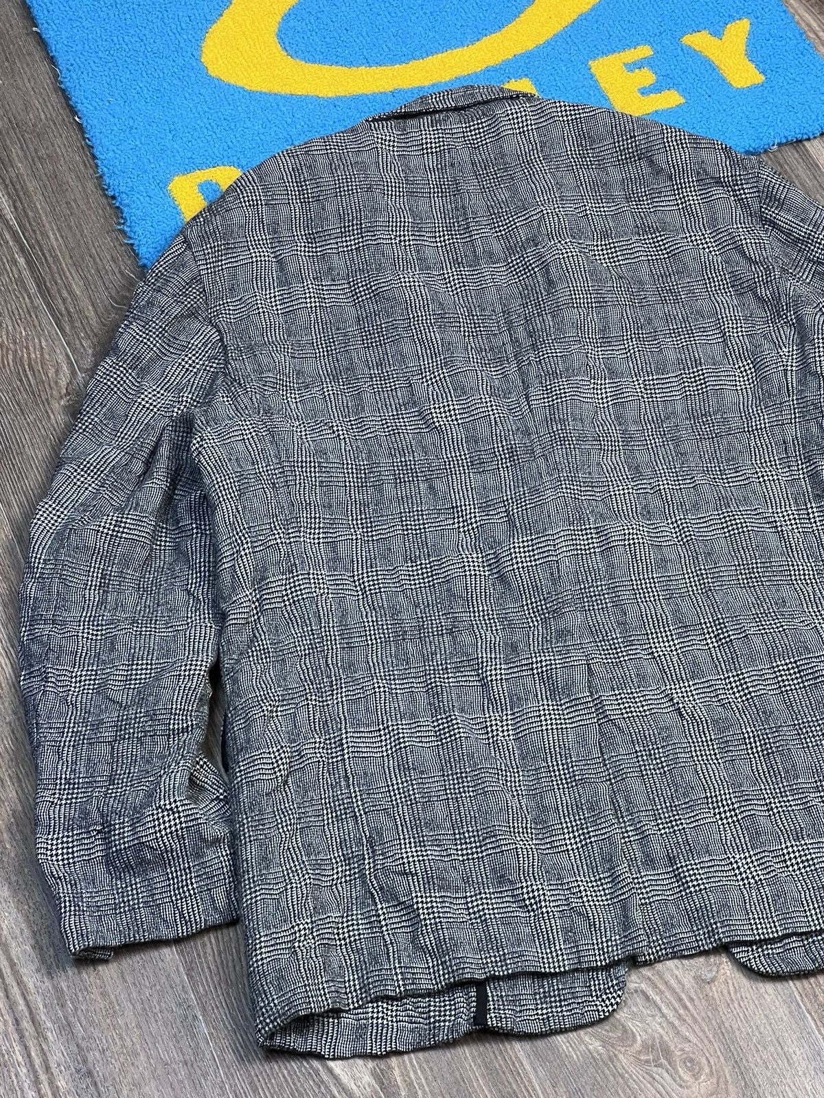 Japanese Brand × R13 R13 Ragged Oversized Checked Grey Blazer Size M / US 6-8 / IT 42-44 - 14 Thumbnail