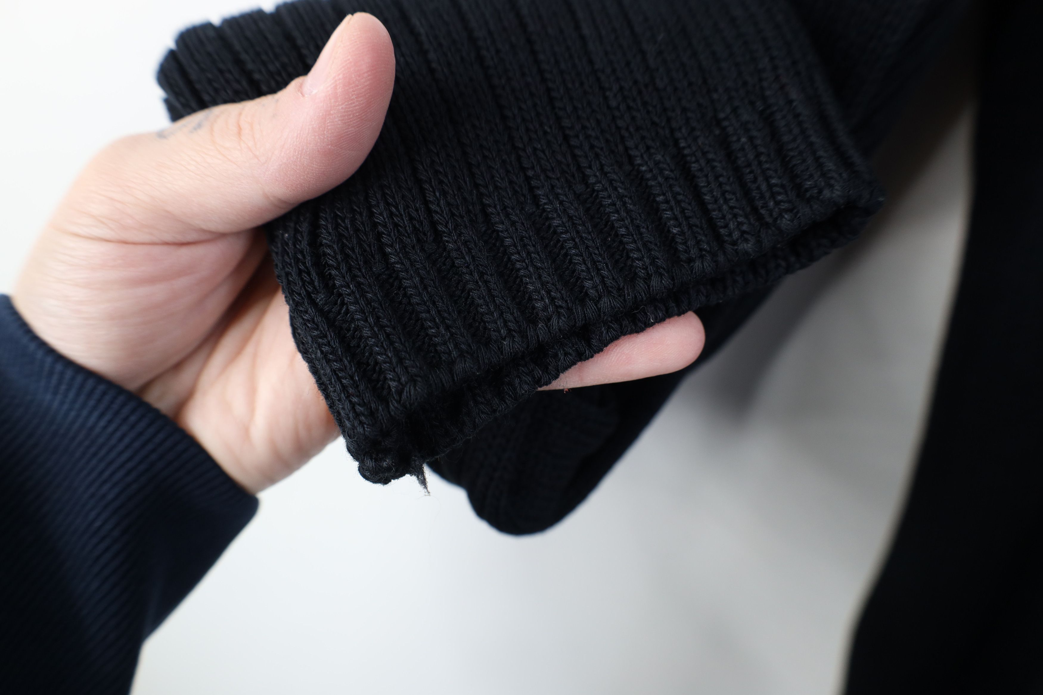 Vintage Vintage 90s Streetwear Thin Ribbed Knit Turtleneck Sweater Size US L / EU 52-54 / 3 - 6 Thumbnail