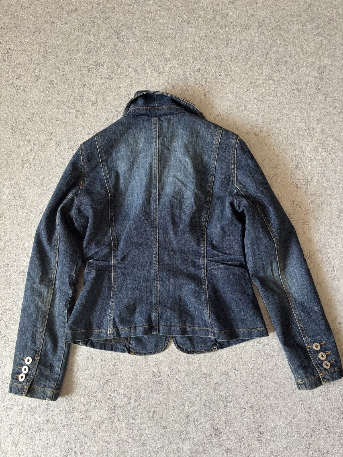 Designer × Moschino × Vintage MOSCHINO JEANS DENIM JACKET Size L / US 10 / IT 46 - 2 Thumbnail