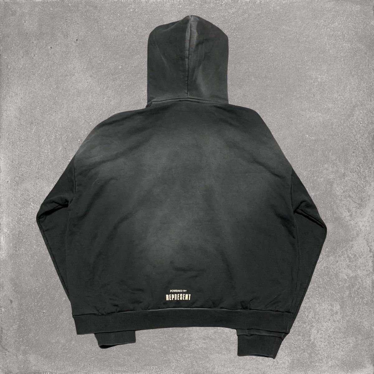 Represent Clo. Represent Small World Championship Stained Black Hoodie Size US S / EU 44-46 / 1 - 2 Thumbnail