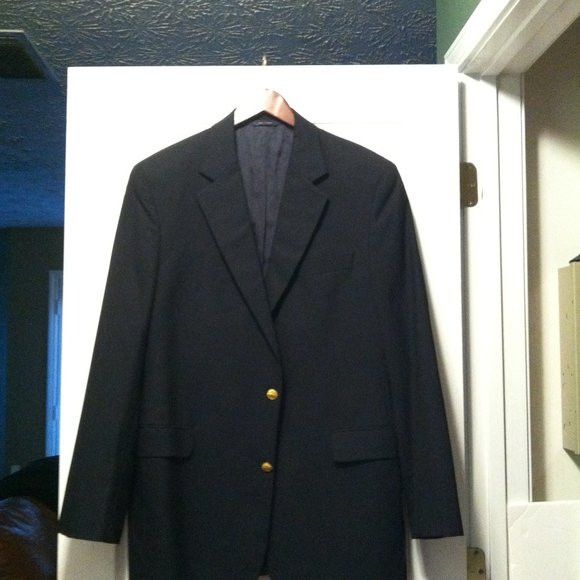 Brooks Brothers BROOKS BROTHERS MEN'S 100%WOOL SPORT COAT BLAZER SIZE: 44L Size 44L - 4 Thumbnail