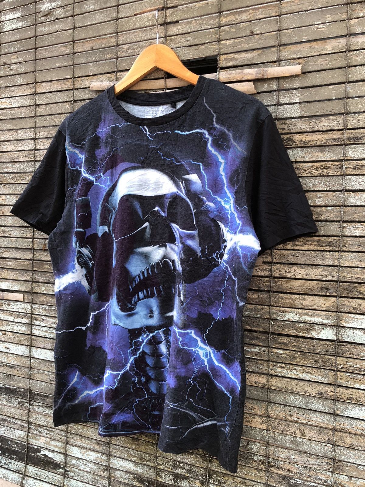 Affliction × Japanese Brand Japanese Brand Next 82 OVP Flame Skull Tee Size US L / EU 52-54 / 3 - 4 Thumbnail