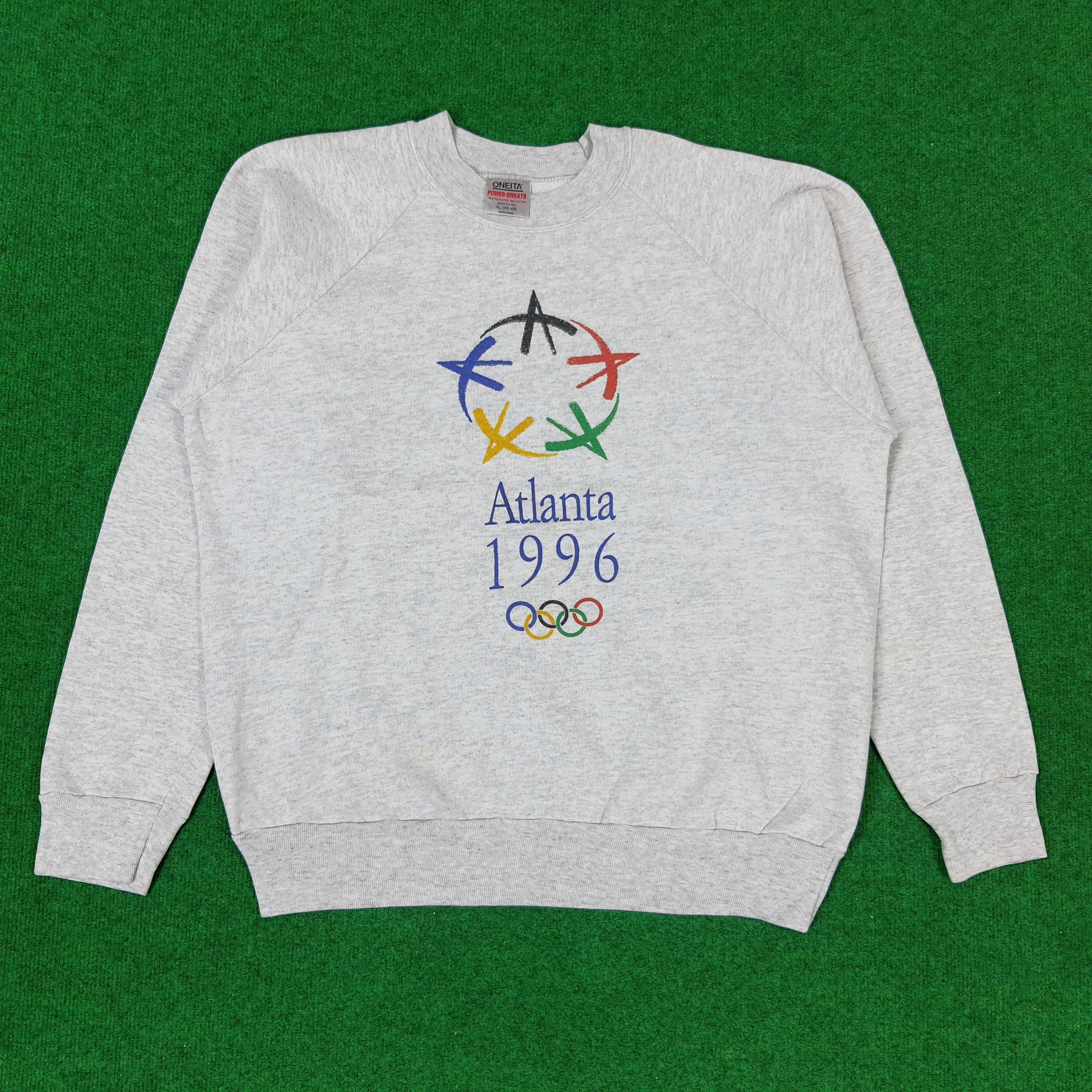USA Olympics × Vintage Vintage Atlanta 1996 Olympics USA Sports Sweatshirt Size US L / EU 52-54 / 3 - 1 Thumbnail