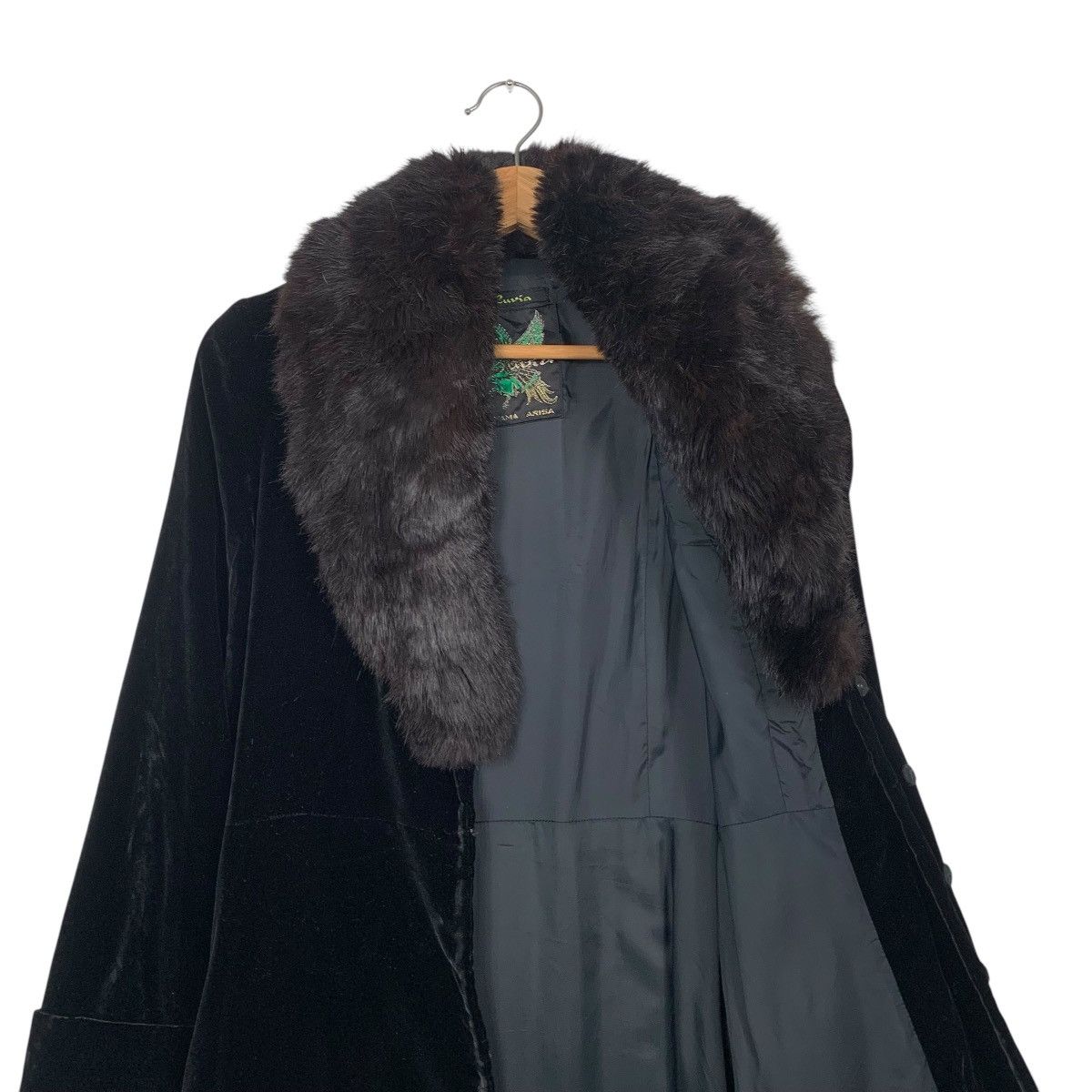 Other Luvia By Aoyama Arisa Faux Fur Velvet Coat Size S / US 4 / IT 40 - 10 Thumbnail