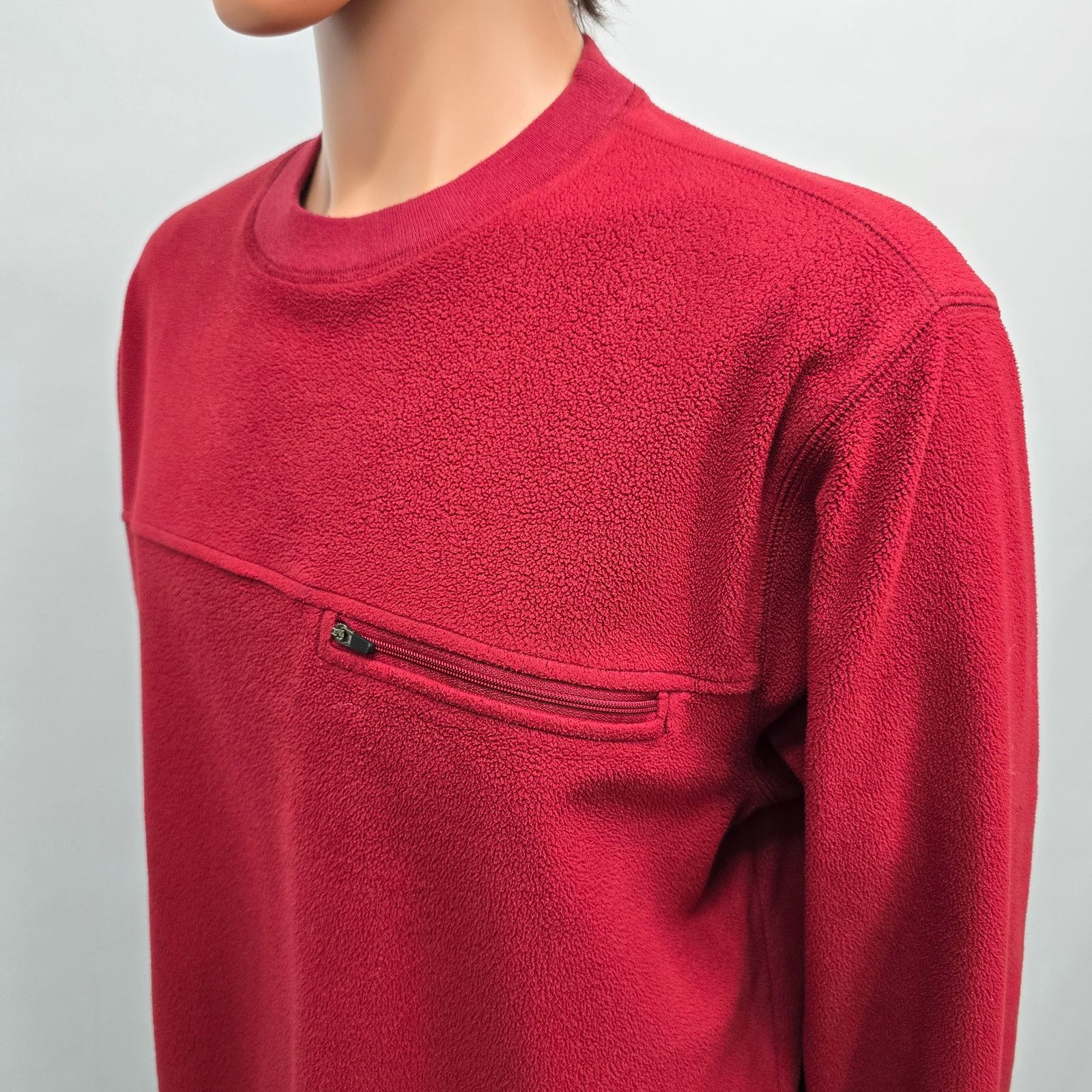 L.L. Bean LL Bean Fleece Sweatshirt L TALL Crewneck Soft Zip Pocket Size US L / EU 52-54 / 3 - 6 Thumbnail