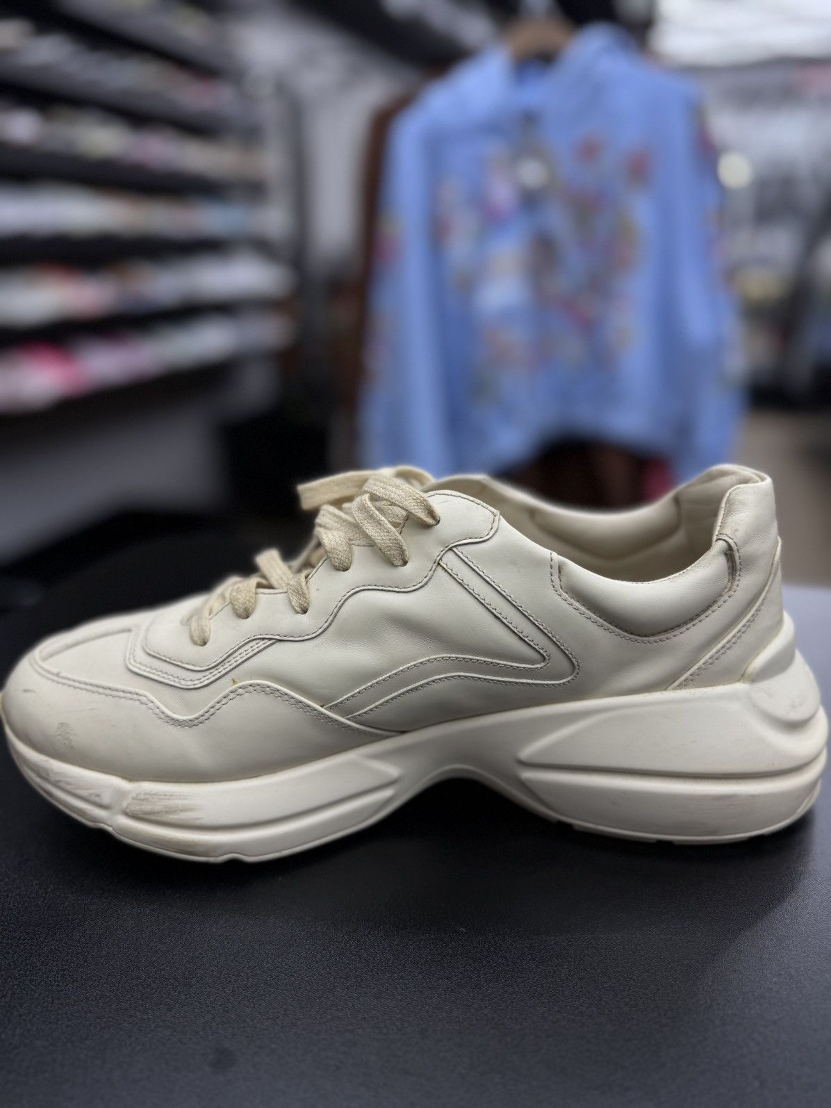 Gucci Gucci Rhyton Sneakers Size 11.5G/12US Size US 12 / EU 45 - 12 Thumbnail