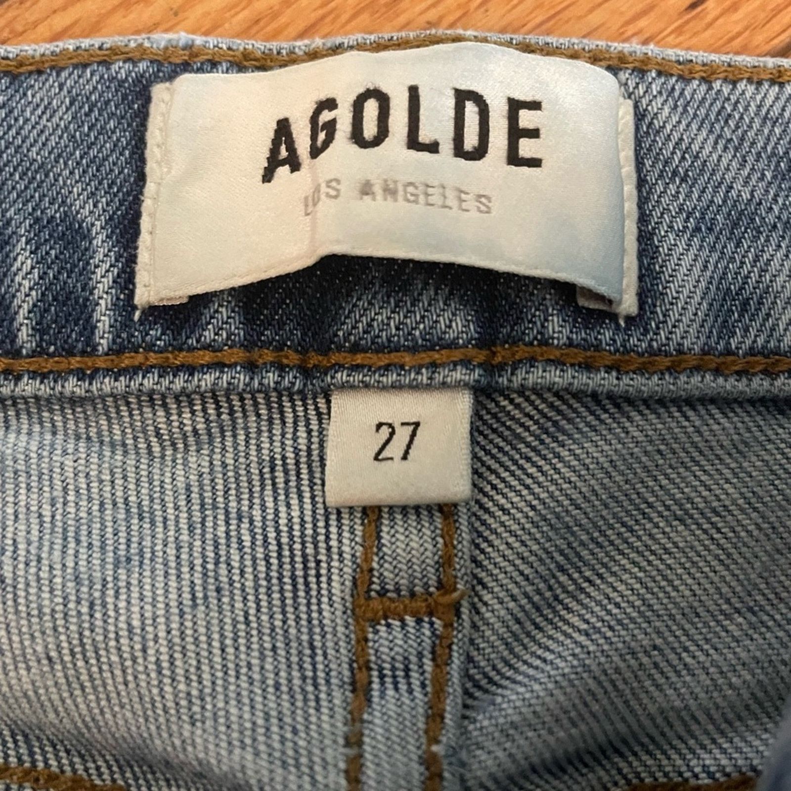 Agolde Agolde Light Blue Denim Jeans Size 27" / US 4 / IT 40 - 2 Thumbnail