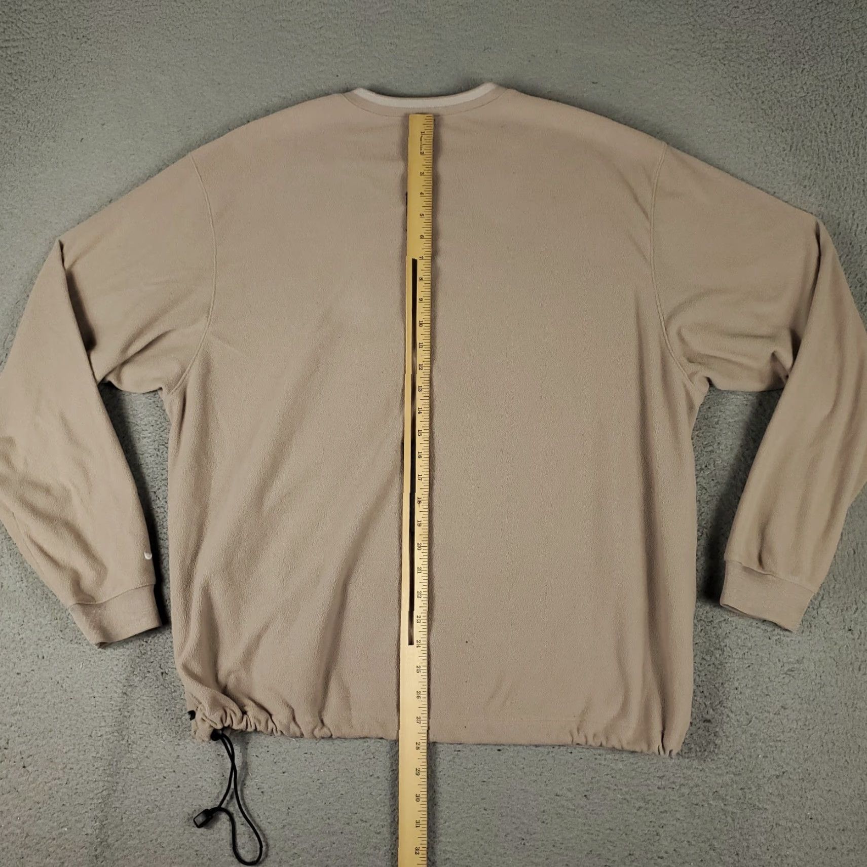 Nike Nike Sweater Mens Size Large Beige Fleece V Neck Golf Pullover Sweatshirt Size US L / EU 52-54 / 3 - 5 Thumbnail