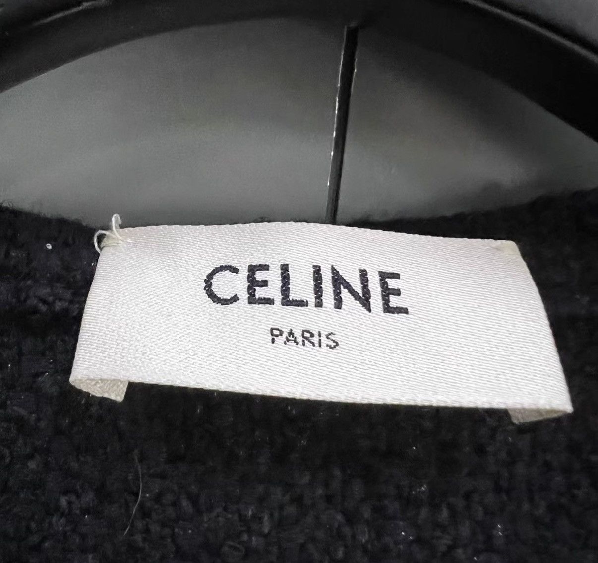 Celine Celine Black Knitted Hooded Cardigan J41 Size XS / US 0-2 / IT 36-38 - 3 Thumbnail
