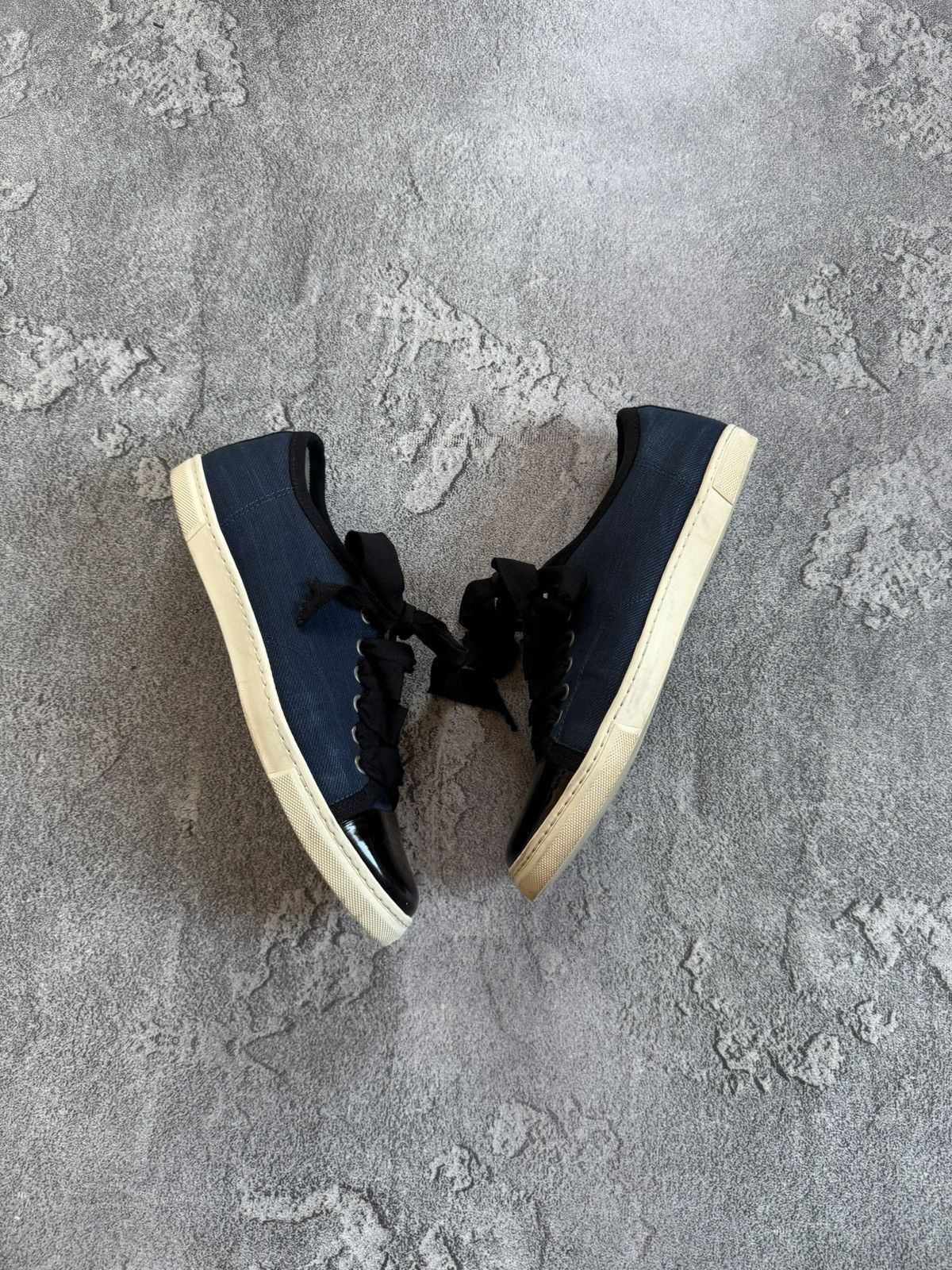 Lanvin Lanvin 40size casual luxury low top sneakers shoes Size US 7 / EU 40 - 3 Thumbnail