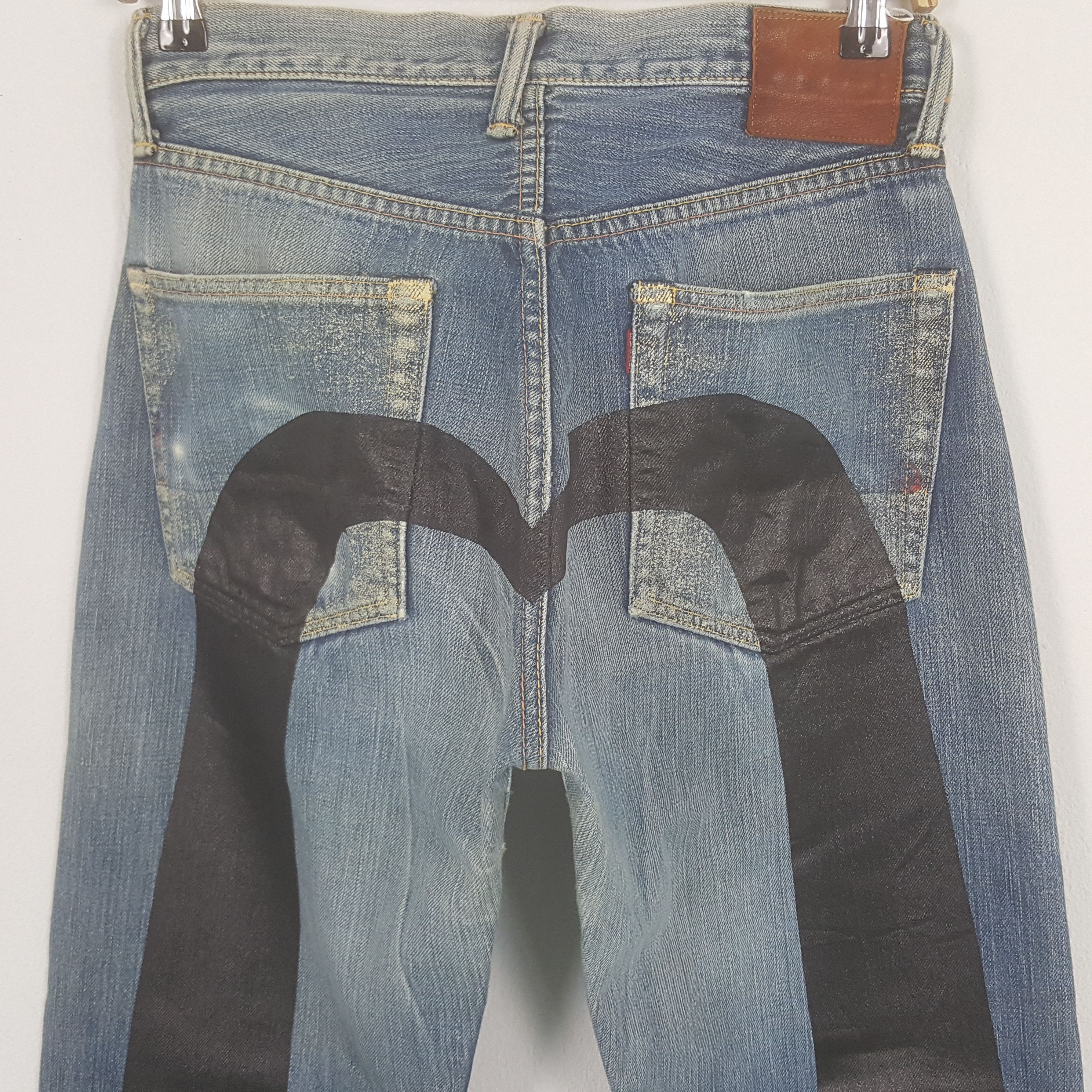 Evisu × Vintage Vintage Evisu Japan Selvedge Custom Daicock Denim Jeans Size US 28 / EU 44 - 2 Thumbnail