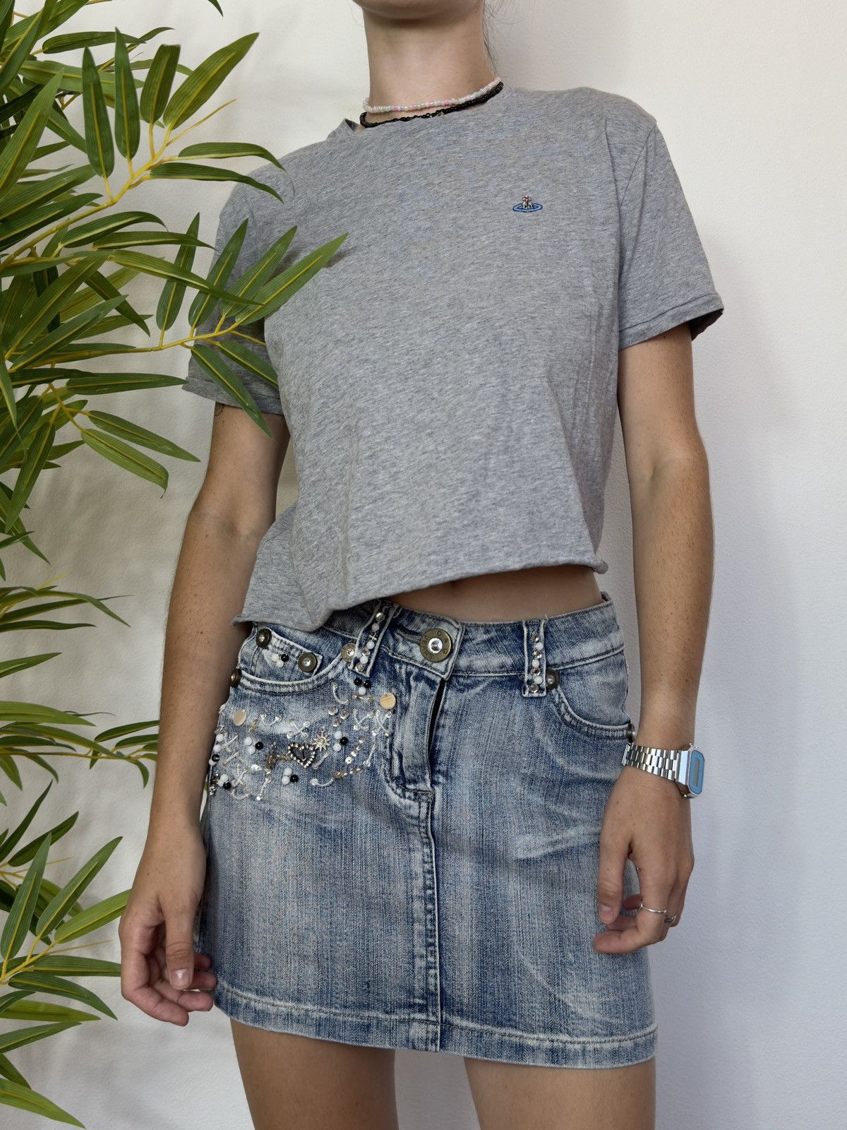 Vintage × Vivienne Westwood VINTAGE VIVIENNE WESTWOOD 2000s CROP TEE SHIRT Size S / US 4 / IT 40 - 8 Thumbnail