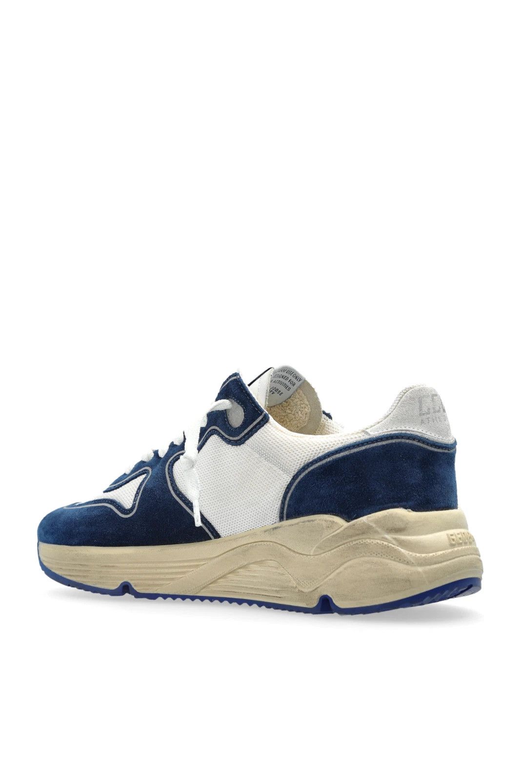 GOLDEN GOOSE Running Sole Women's Wht/Blu Sneakers New
