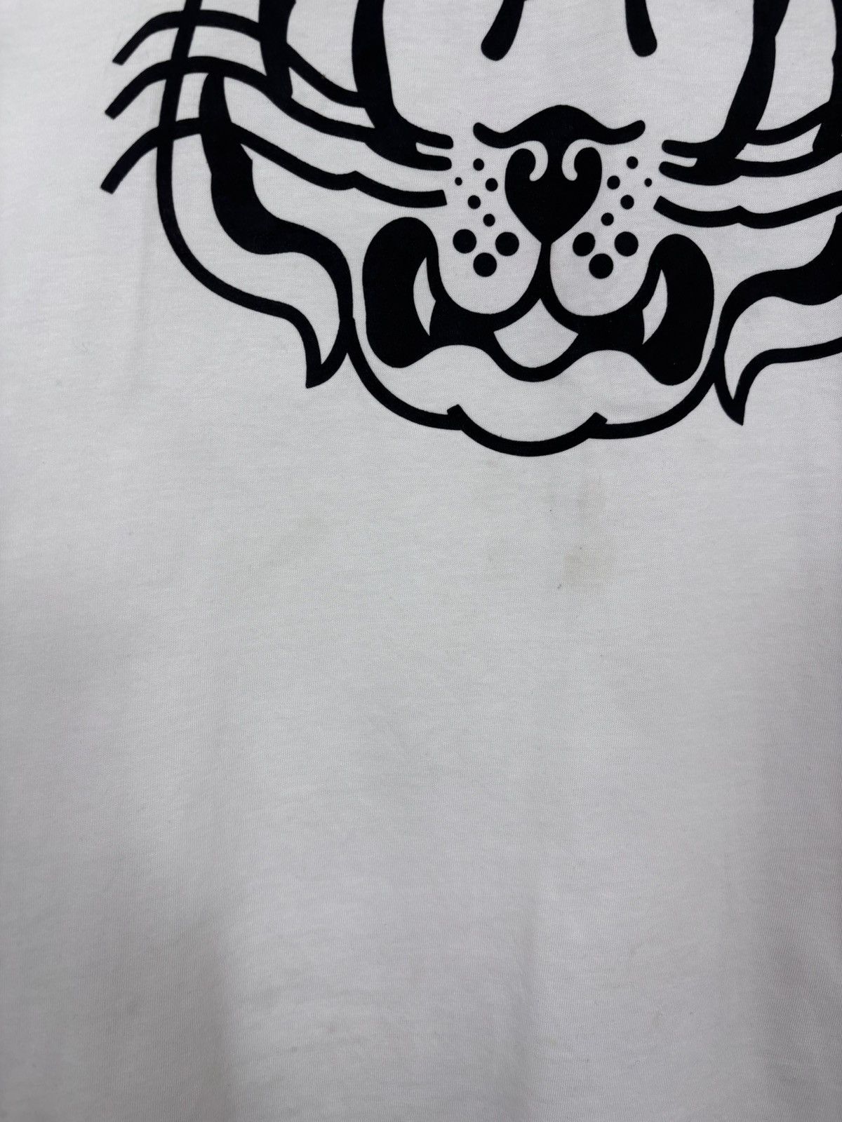Kenzo Kenzo Paris Men’s Big Tiger Print Logo White T-Shirt Tee Size US L / EU 52-54 / 3 - 9 Thumbnail