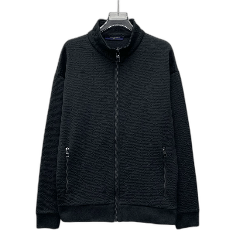 Louis Vuitton Louis Vuitton black logo zip jacket Size US M / EU 48-50 / 2 - 1 Thumbnail