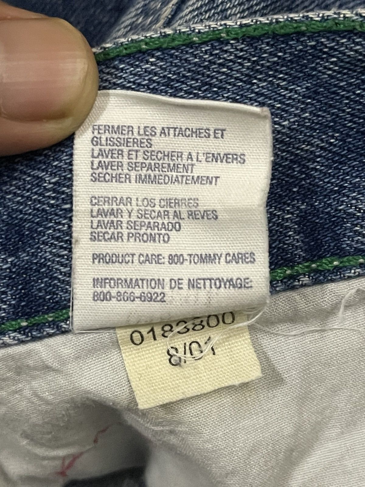 Tommy Hilfiger Vintage Tommy Hilfiger Carpenter Style Baggy Jeans Size US 27 - 10 Thumbnail