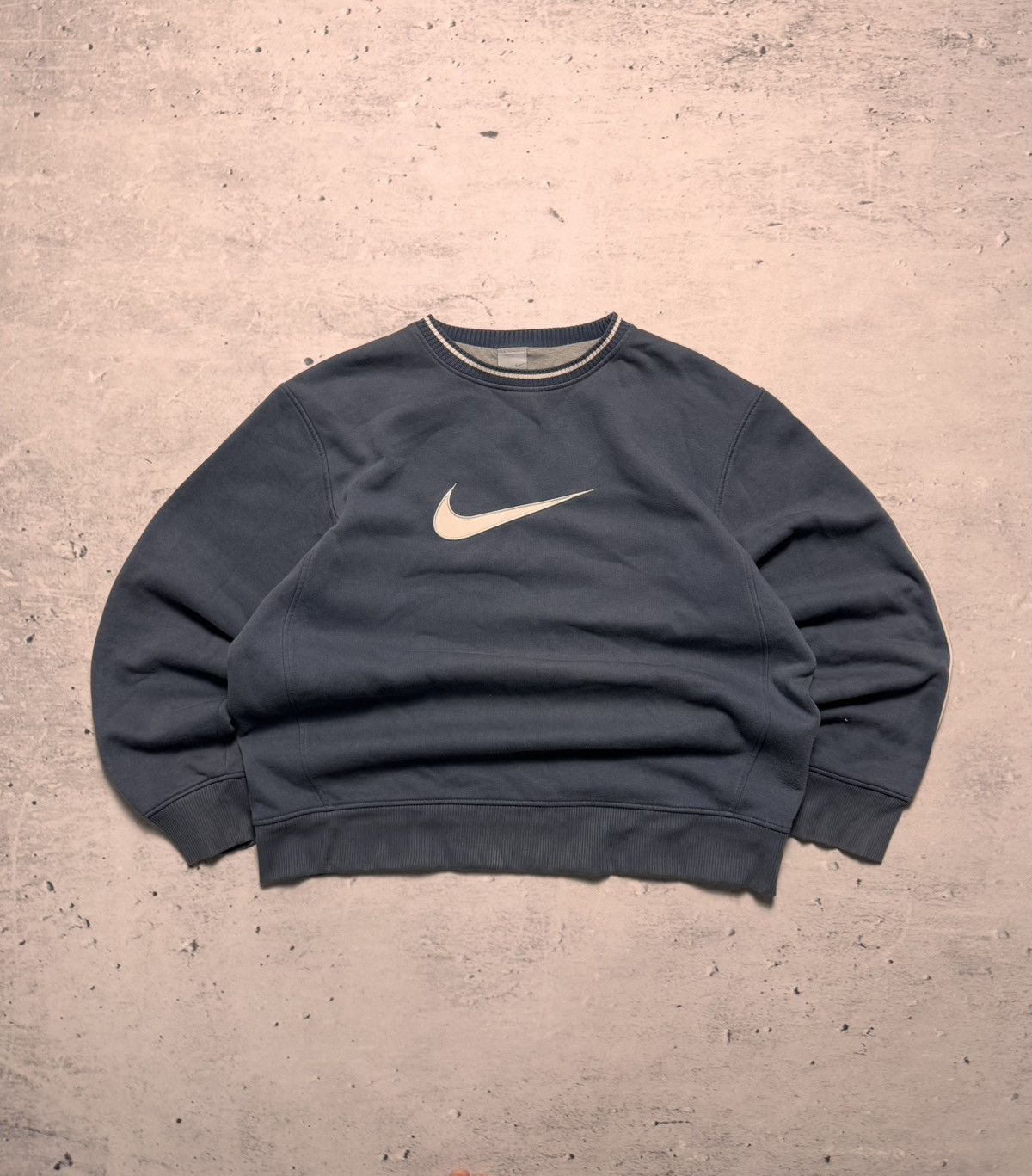 Nike × Vintage NIKE VINTAGE CENTER LOGO OVERSIZE BOXY SWEATSHIRT Size US L / EU 52-54 / 3 - 1 Thumbnail