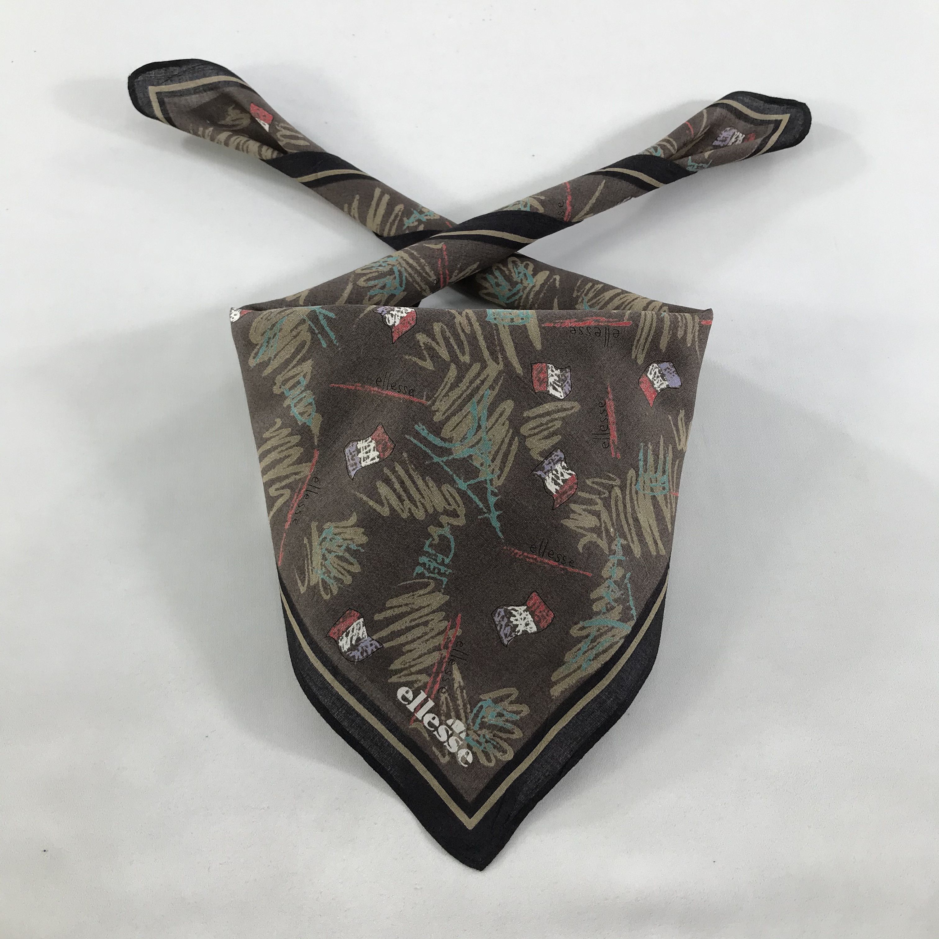 Ellesse × Vintage Ellesse Bandana / Handkerchief / Neckerchief - S1403 Size ONE SIZE - 3 Thumbnail