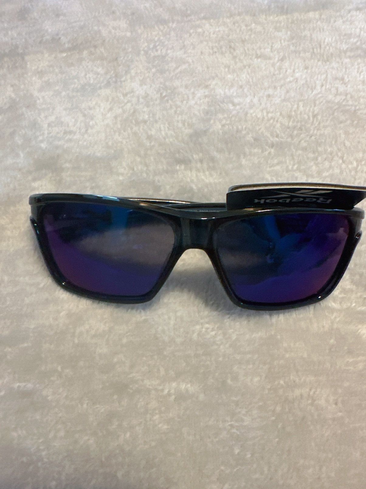 Reebok Reebok sunglasses Silicone black frame grey blue reflective Size ONE SIZE - 2 Thumbnail