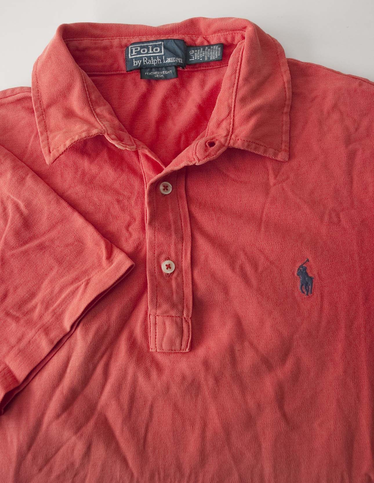 Ralph Lauren Ralph Lauren Polo Featherweight Mesh Size L Salmon Pink Size US L / EU 52-54 / 3 - 1 Thumbnail