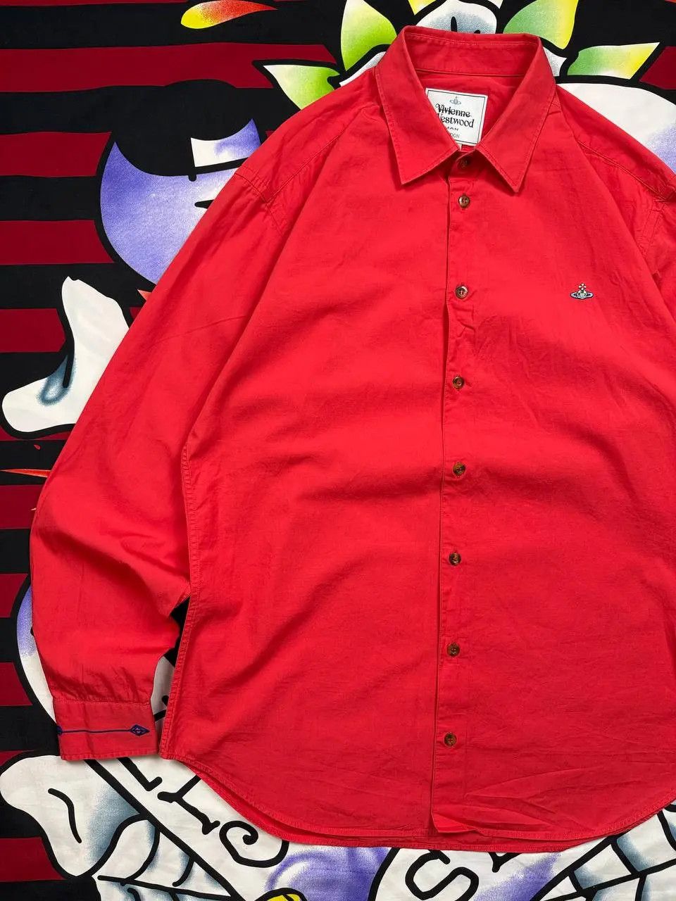 Vivienne Westwood Vivienne Westwood Arrow Arms button up shirt in red Size 52 Size US L / EU 52-54 / 3 - 2 Thumbnail