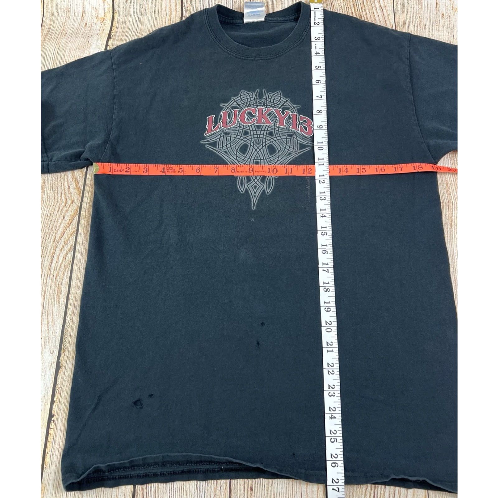Vintage Lucky 13 T Shirt Distressed Faded Big Rig Trucks Size Medium Size US M / EU 48-50 / 2 - 3 Thumbnail