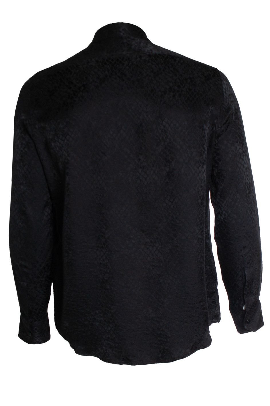 Saint Laurent Paris Celine, Lizard printed shirt in black Size US M / EU 48-50 / 2 - 3 Thumbnail