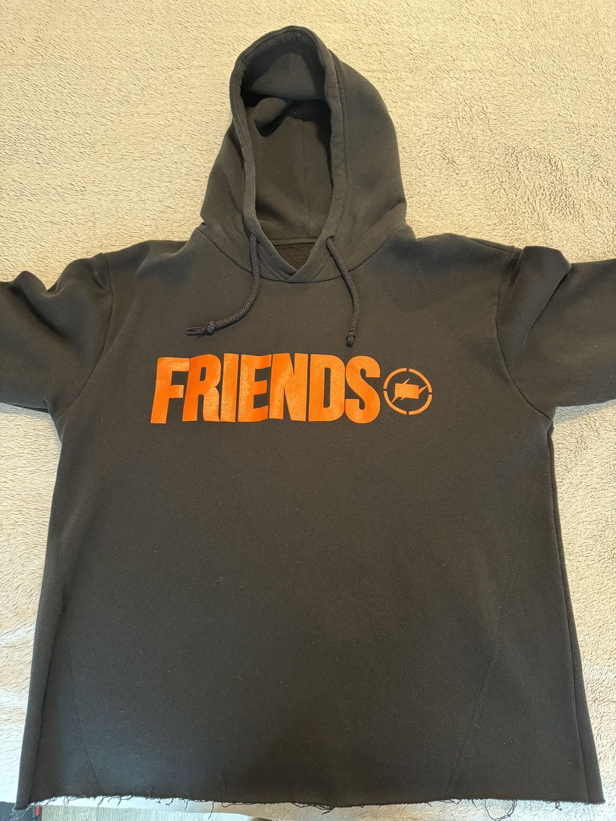 image of Vlone Friends Exclusive Hoodie in Black, Men's (Size Small)