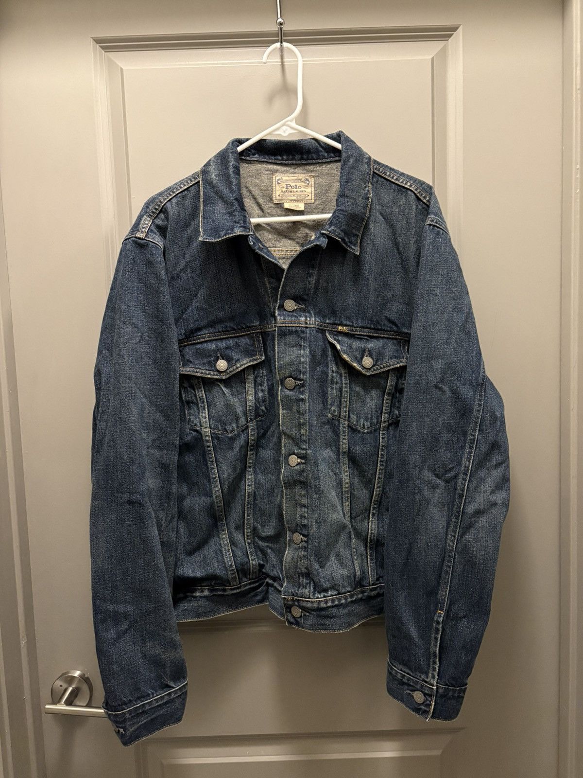 Polo Ralph Lauren Polo Ralph Lauren Denim Jacket Size US XXL / EU 58 / 5 - 1 Thumbnail