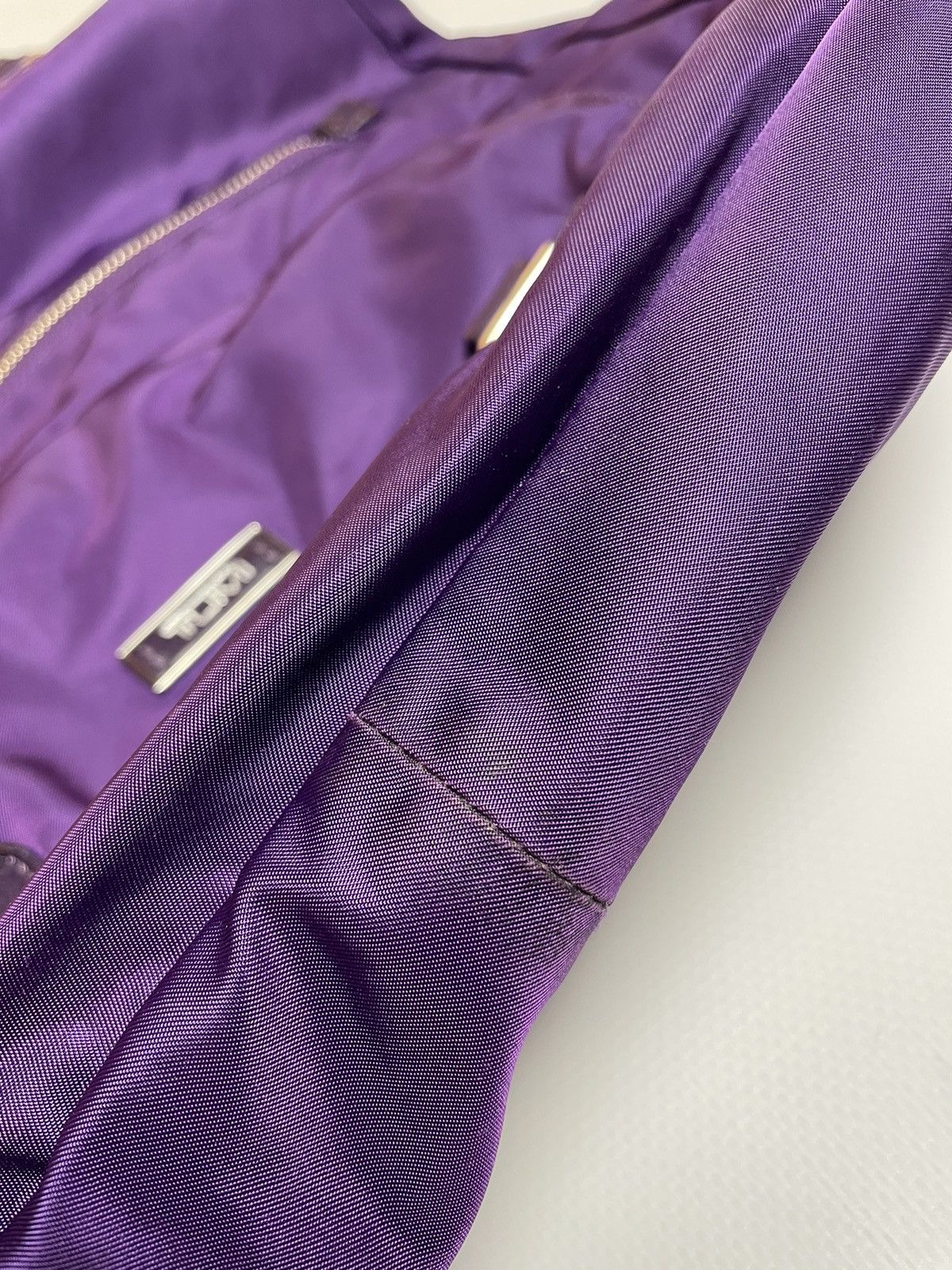 Tumi Tumi Y2K Purple Nylon Crossbody Messenger Bag Size ONE SIZE - 4 Thumbnail