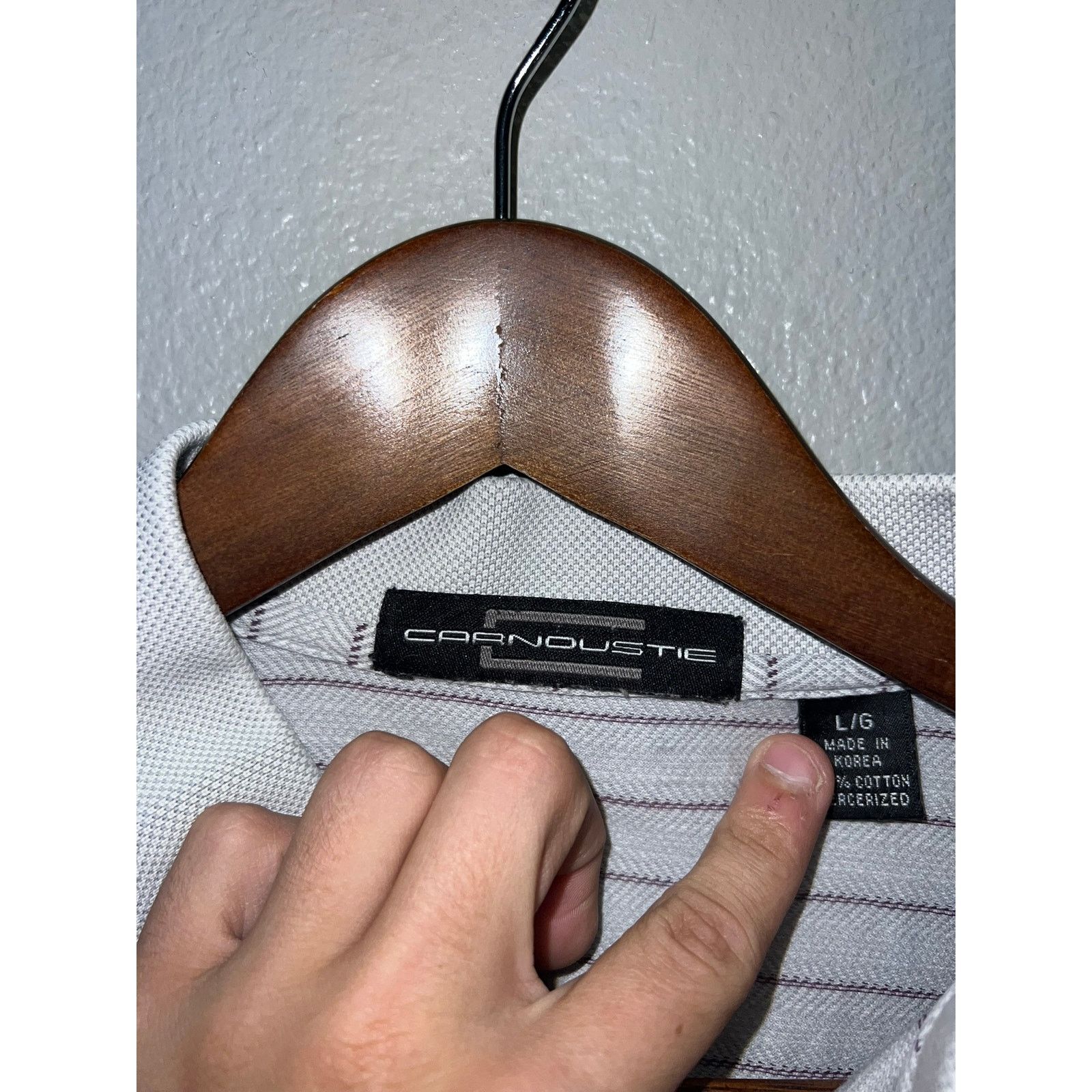 Vintage The Broadmoor Golf Polo Shirt Club Carnoustie Stained Large Size US L / EU 52-54 / 3 - 5 Thumbnail