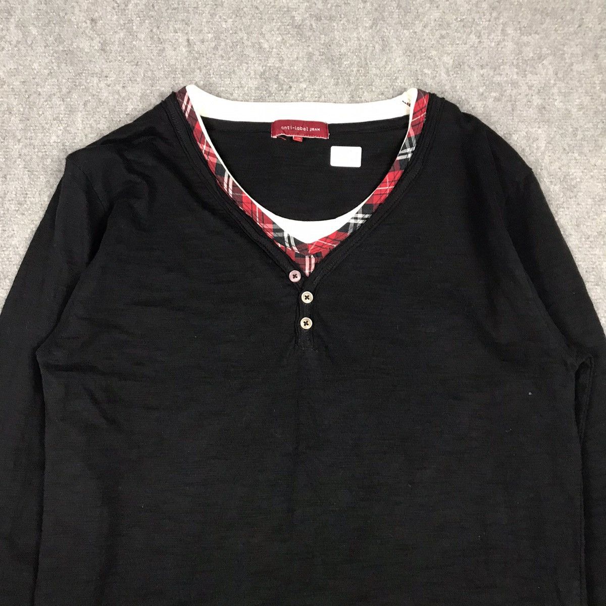 Japanese Brand Anti Label Double Layer Long sleeve Tshirt punk style Size US L / EU 52-54 / 3 - 2 Thumbnail