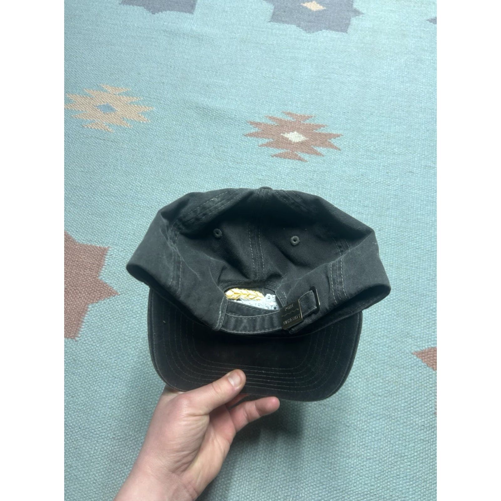 Port Authority Port Authority The Andersons strapback hat cap faded black cotton adjustable Men Baseball Cap Size ONE SIZE - 4 Thumbnail