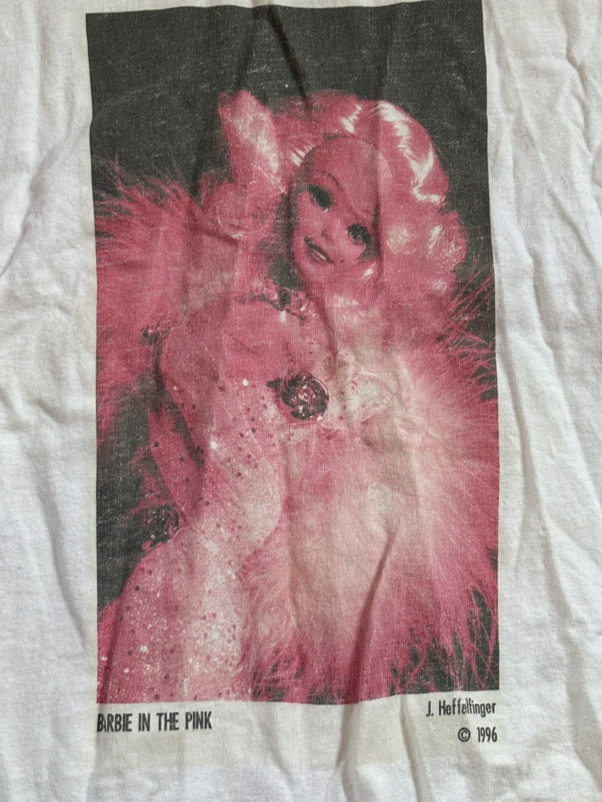 Vintage Vintage white Barbie tee Size US S / EU 44-46 / 1 - 2 Thumbnail