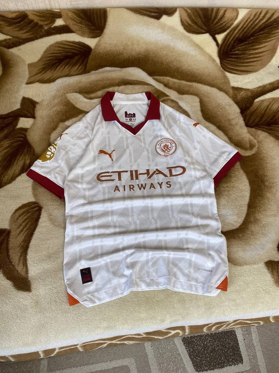 Puma 🔥 Manchester City Puma 2023-24 Away Jersey Shirt Mens Size US S / EU 44-46 / 1 - 1 Thumbnail