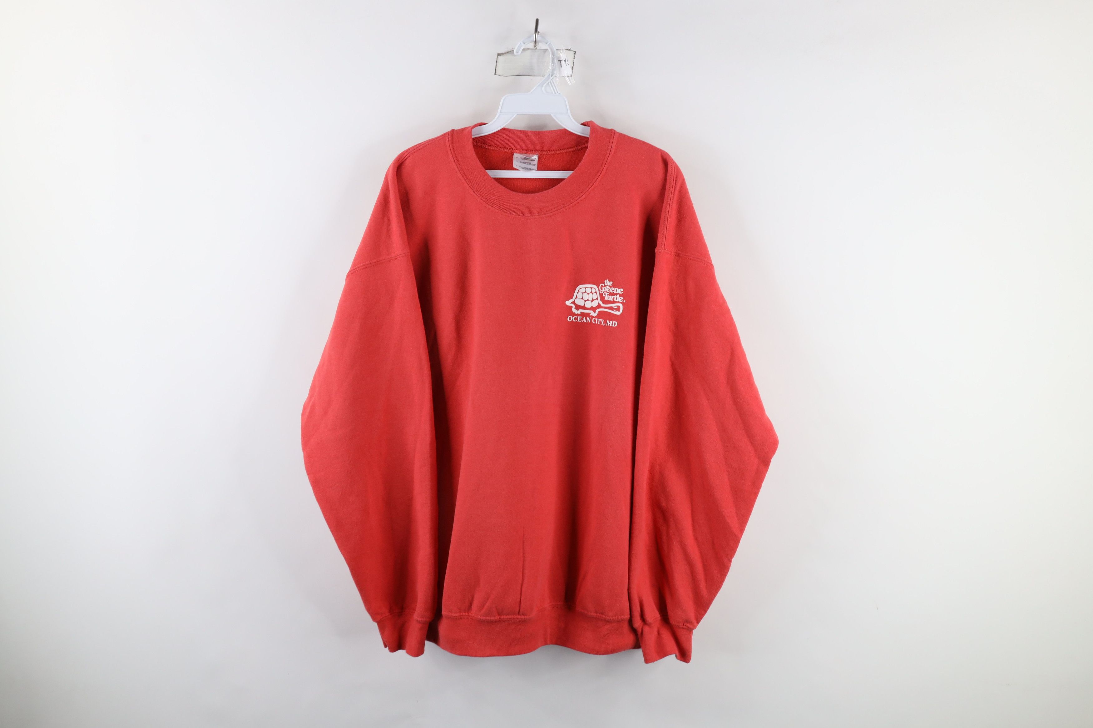 Vintage Vintage Out The Green Turtle Sports Bar Sweatshirt Salmon Size US L / EU 52-54 / 3 - 1 Thumbnail
