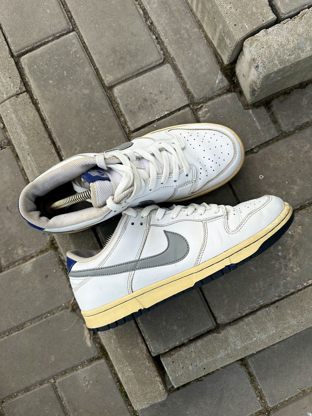 Nike × Vintage Vintage Nike Dunk Low Metallic Silver Blue US 9 Size US 9 / EU 42 - 5 Thumbnail
