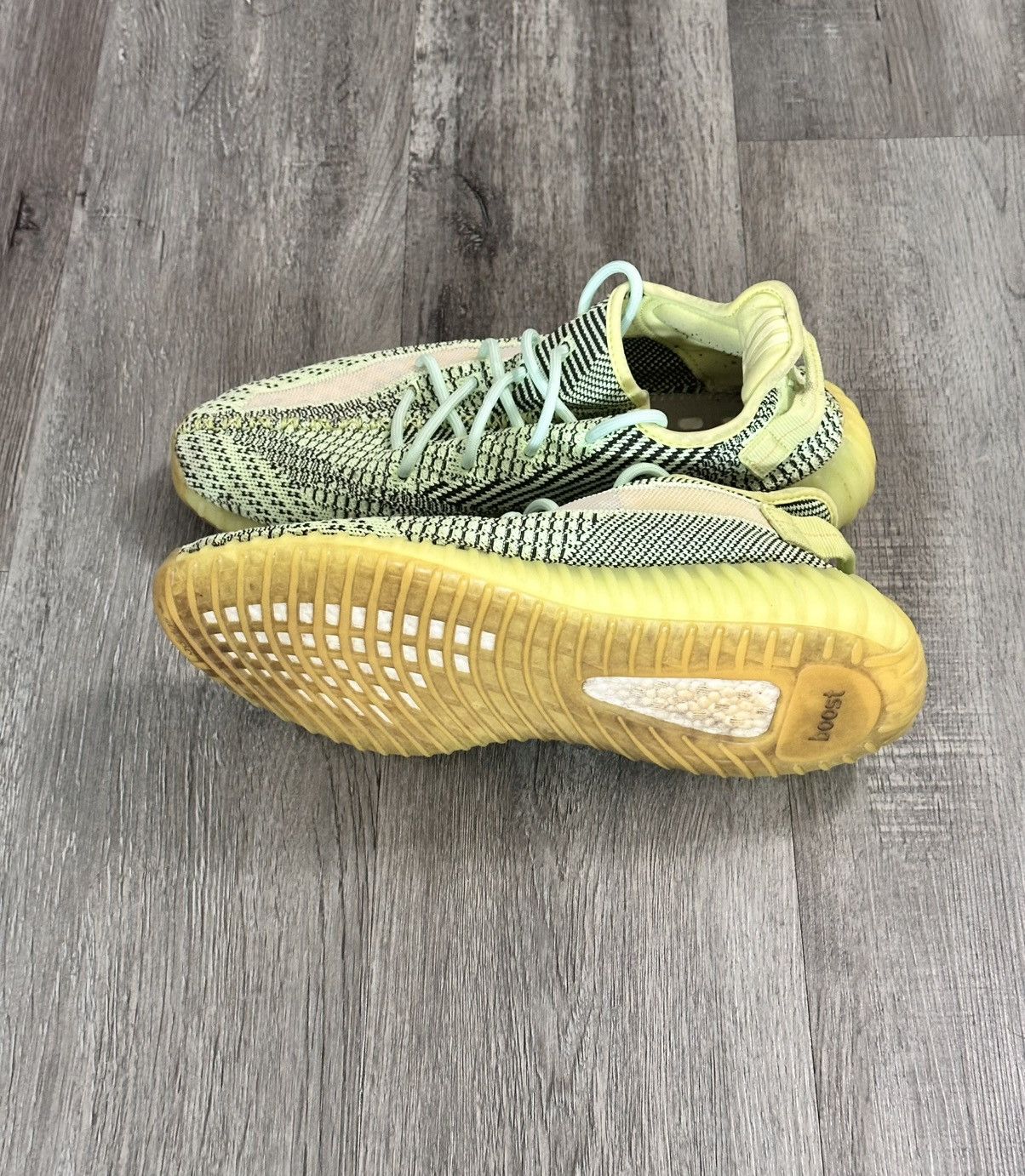 Yeezy ADIDAS YEEZY BOOST 350 V2 YEEZY-Yellow and Green Size US 12 / EU 45 - 6 Thumbnail