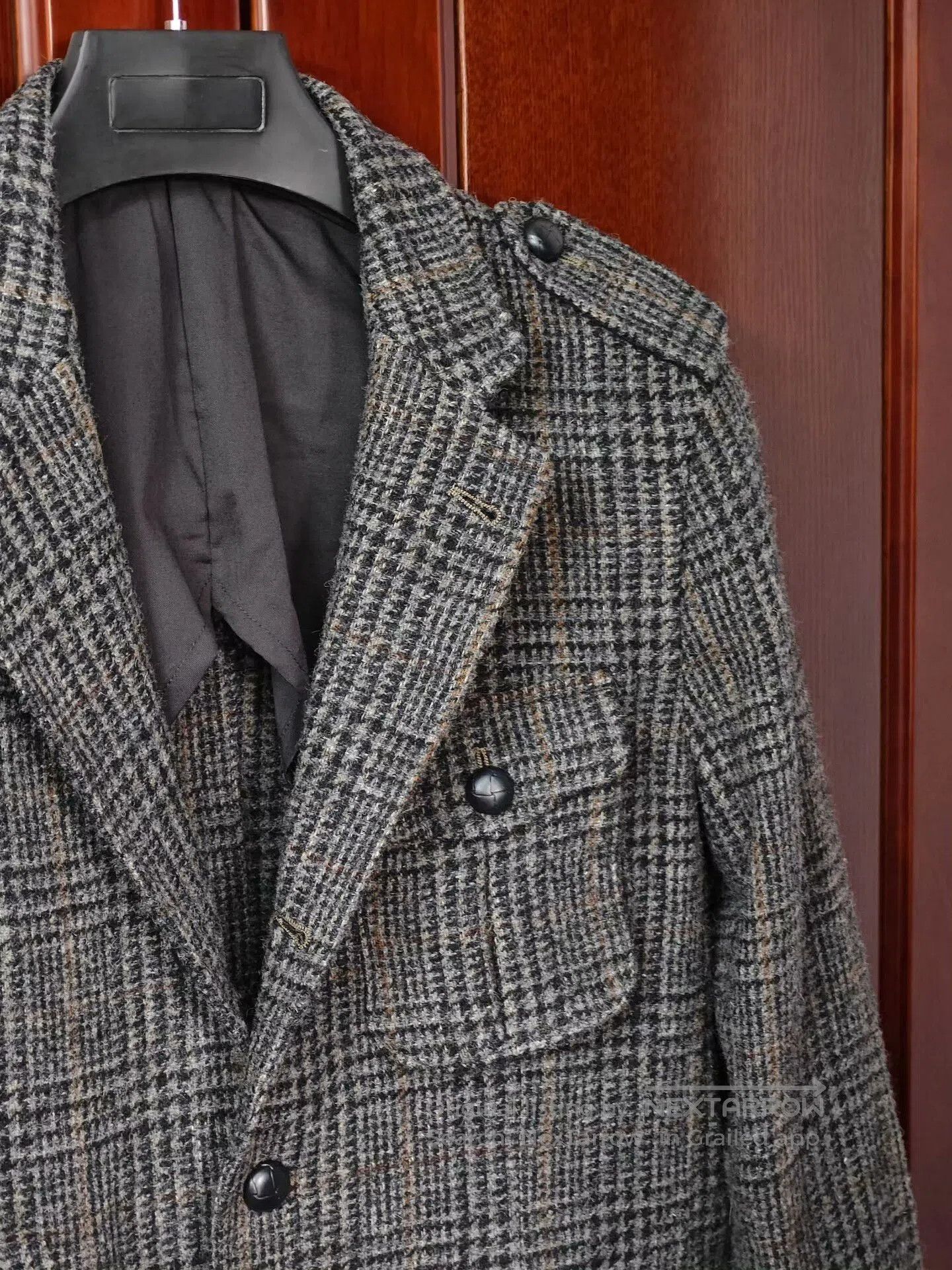 United Arrows Casual Tweed Wool Hunting Jacket. Size US M / EU 48-50 / 2 - 3 Thumbnail