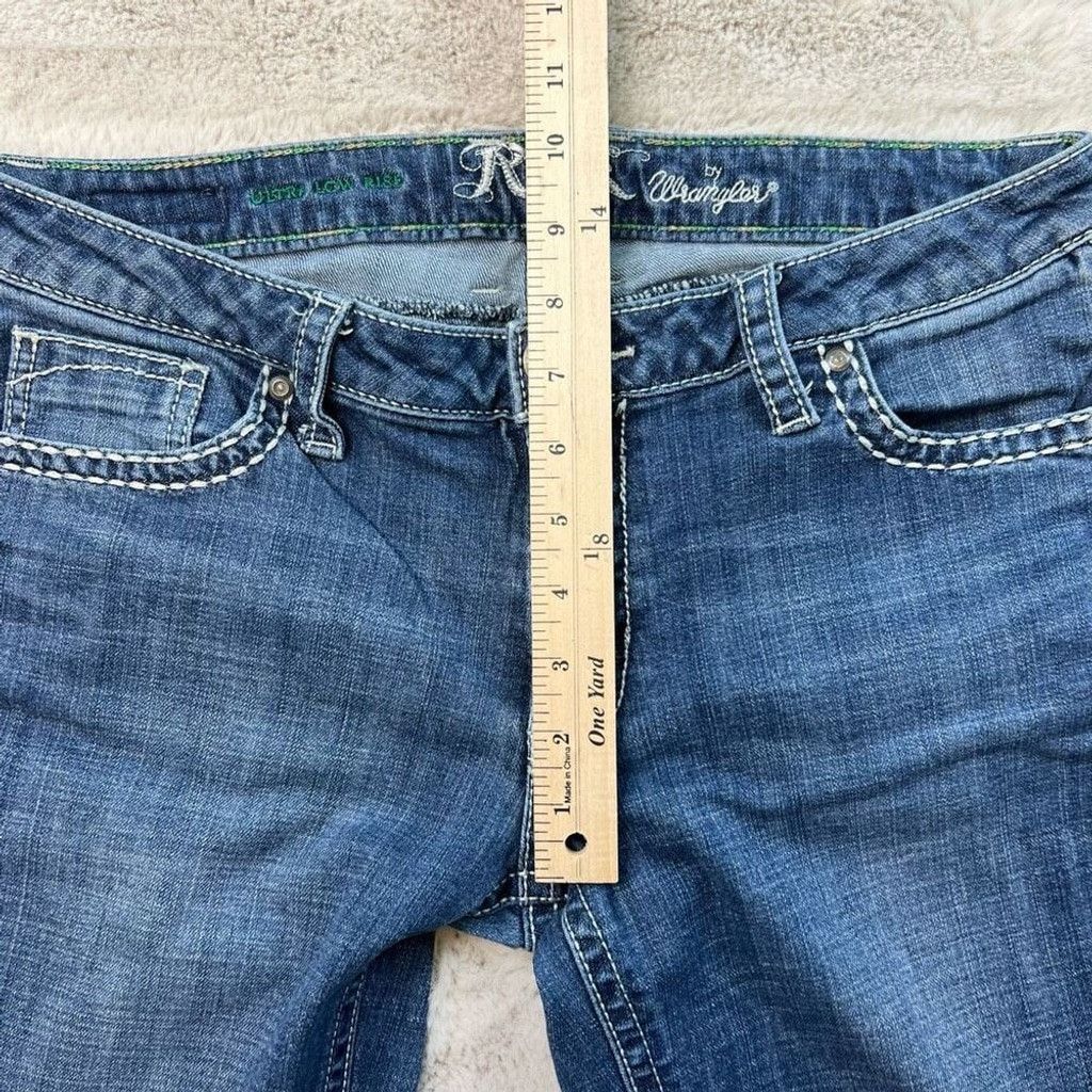 Wrangler Wrangler Rock 47 Bootcut Low Rise Jeans Womens 30x32 Blue Size 30" / US 8 / IT 44 - 5 Thumbnail