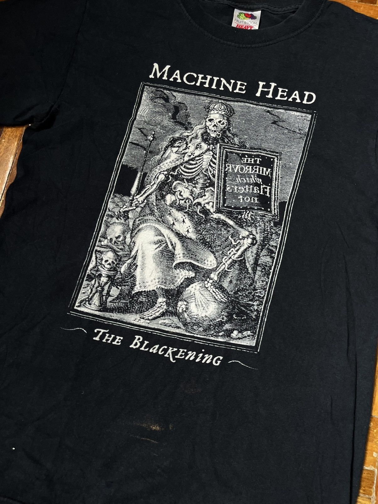 Band Tees × Vintage Rare Vintage Machine Head The Blackening shirt Size US S / EU 44-46 / 1 - 2 Thumbnail