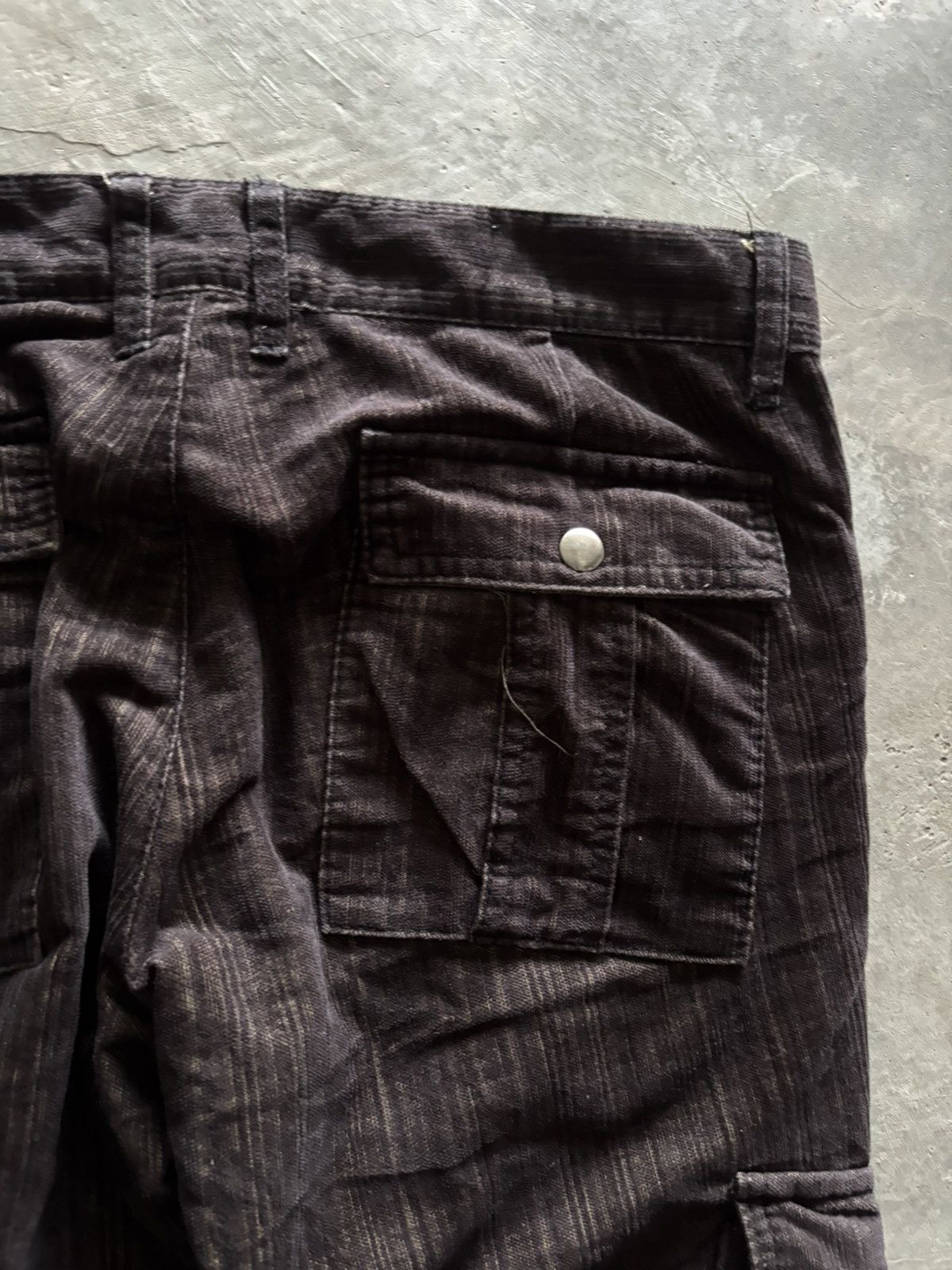 semanticdesign FLARE SEMANTIC DESIGN CARGO STRIPE ARMY JAPANESE GRUNGE Size US 32 / EU 48 - 14 Thumbnail