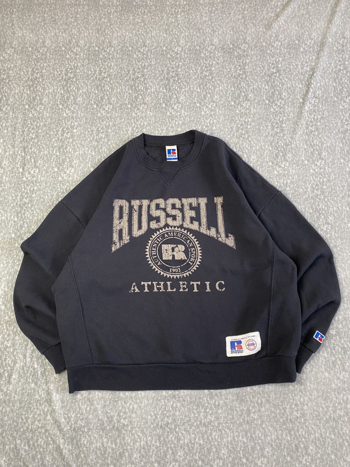 Russell Athletic Vintage Russell Athletic Spellout Sweatshirt Size US S / EU 44-46 / 1 - 1 Thumbnail